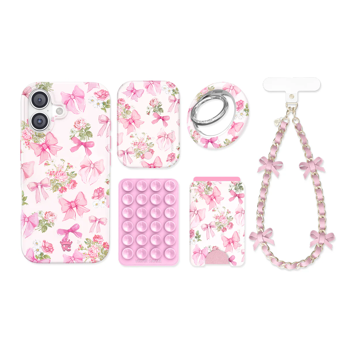 Posie Pink Bows iPhone Bundle Set - Image 21