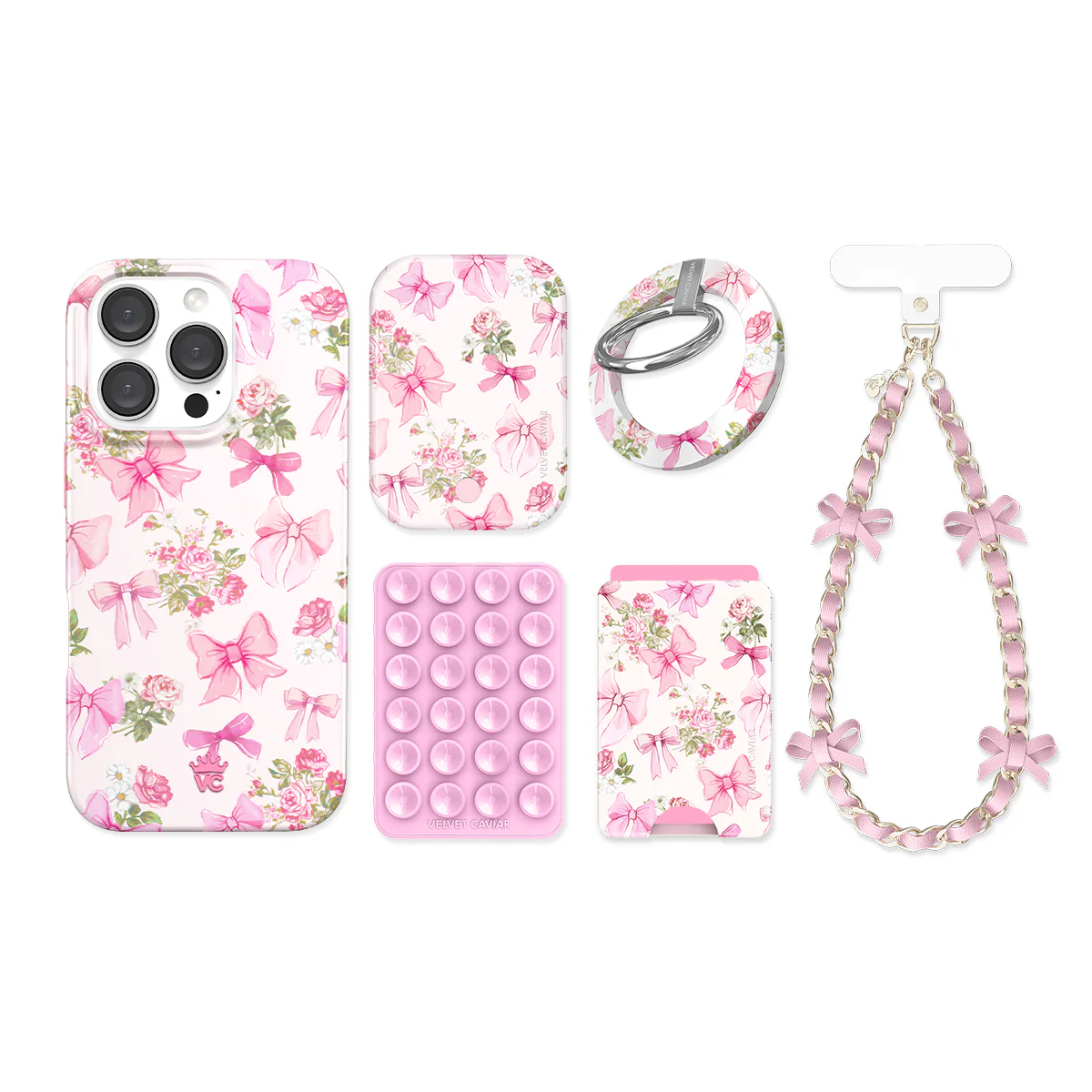 Posie Pink Bows iPhone Bundle Set - Image 3