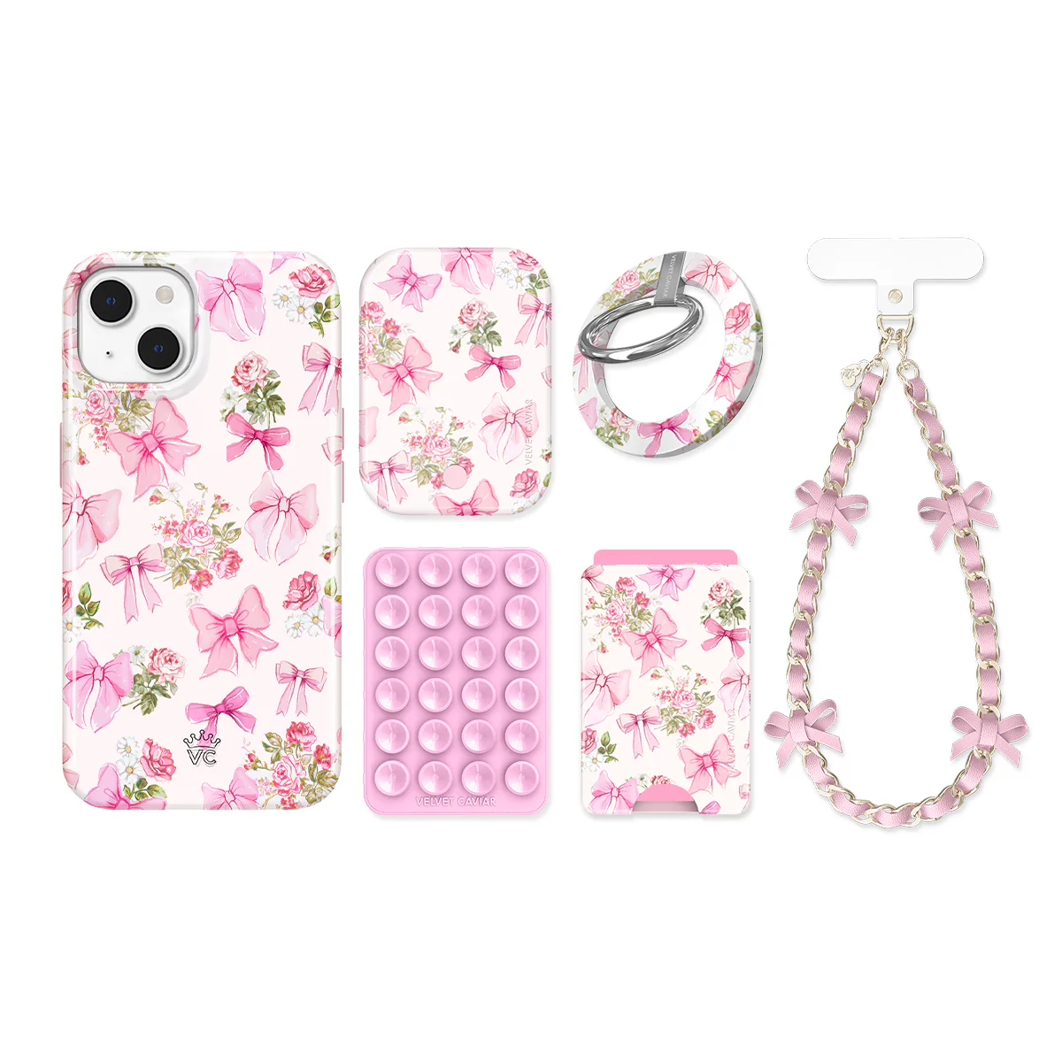 Posie Pink Bows iPhone Bundle Set - Image 9