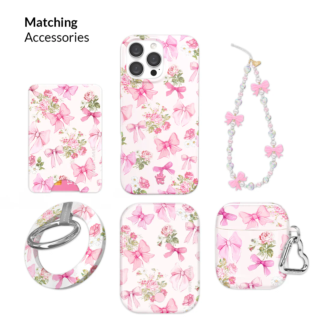 Posie Pink Bows MacBook Case - Image 29