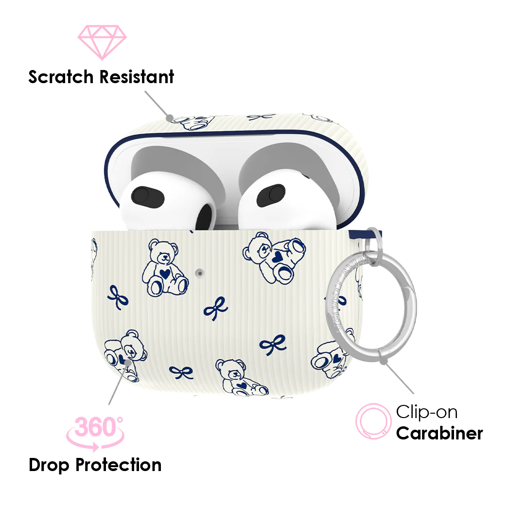 Preppy Teddy AirPod Case - Image 13