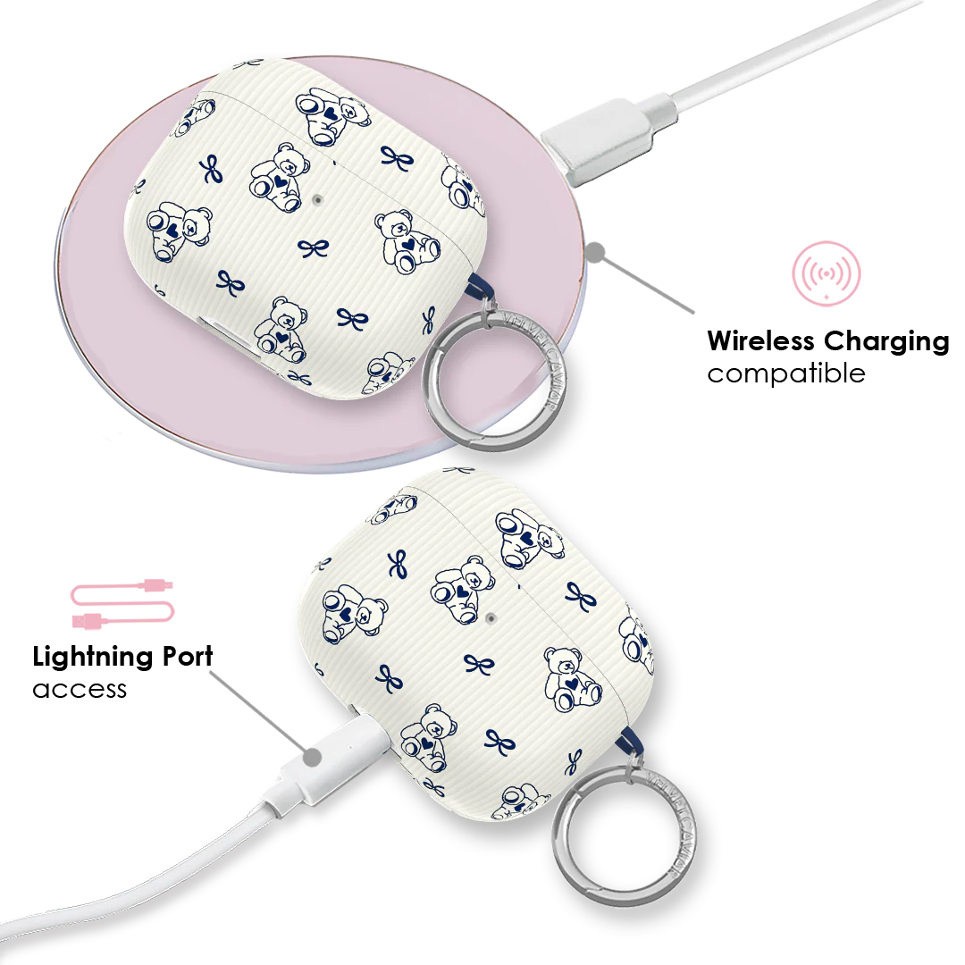 Preppy Teddy AirPod Case - Image 14