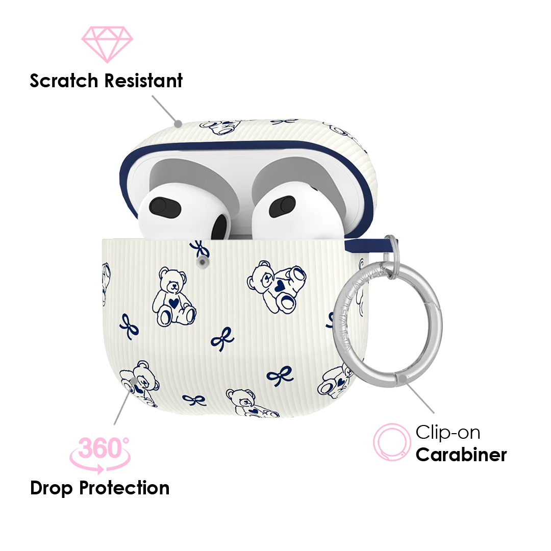 Preppy Teddy AirPod Case - Image 18