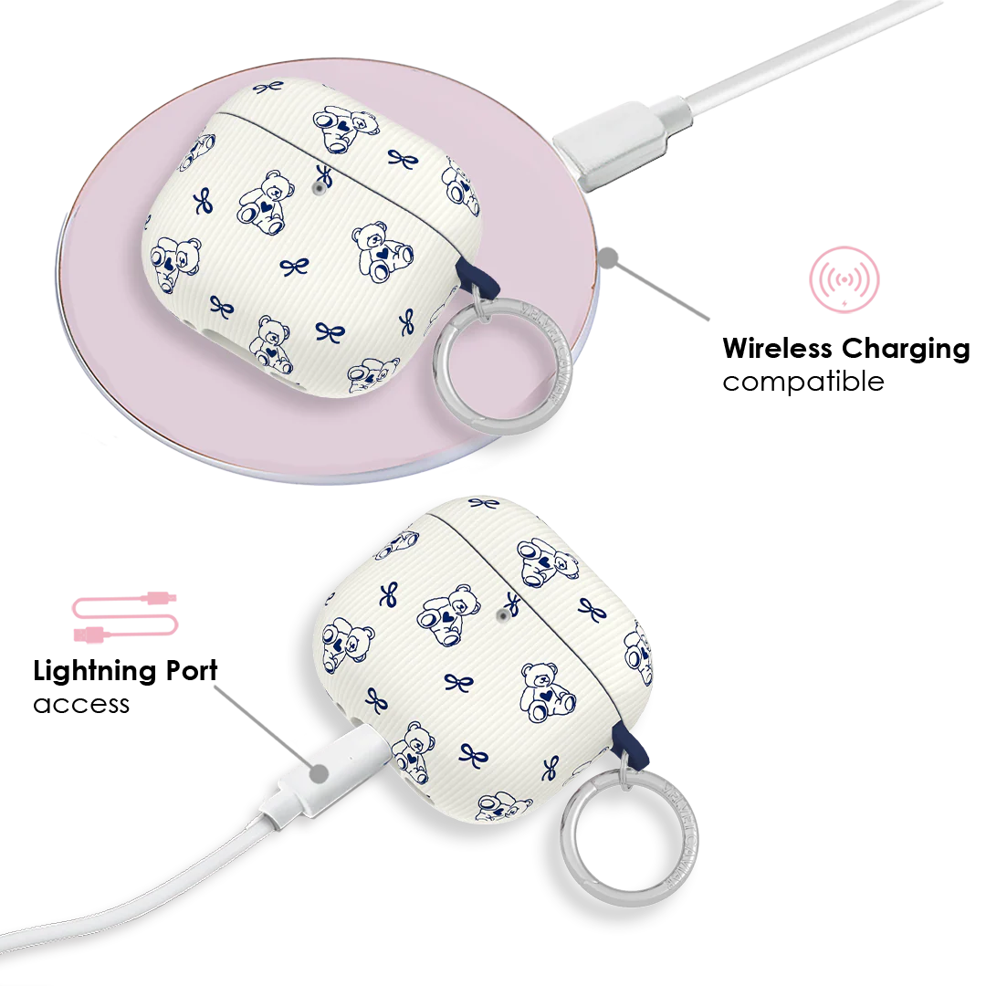 Preppy Teddy AirPod Case - Image 19