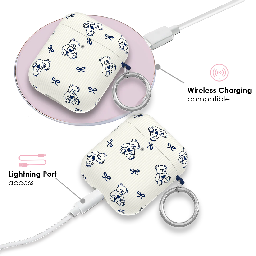 Preppy Teddy AirPod Case - Image 4