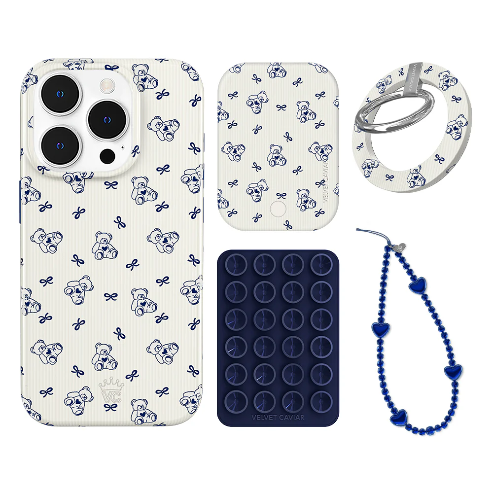 Preppy Teddy iPhone Bundle Set - Grip - Image 11