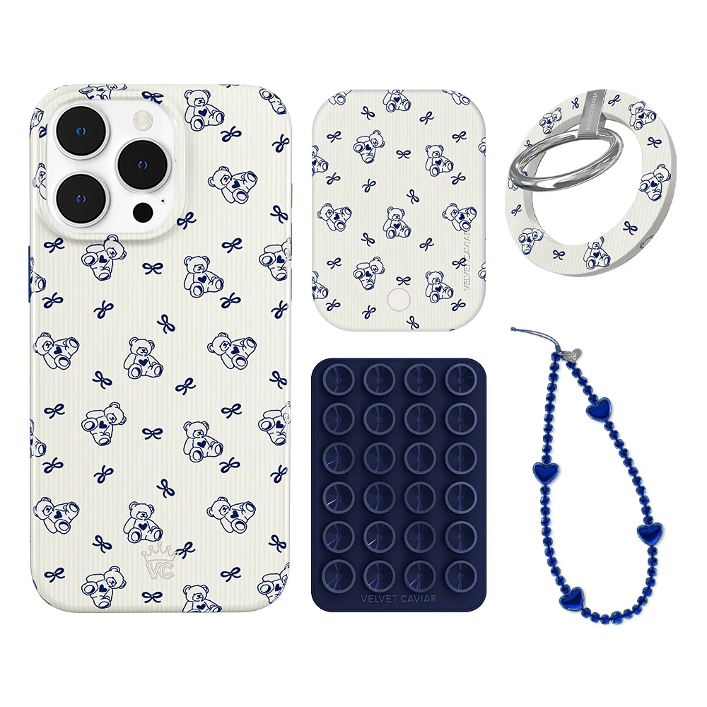 Preppy Teddy iPhone Bundle Set - Grip - Image 12