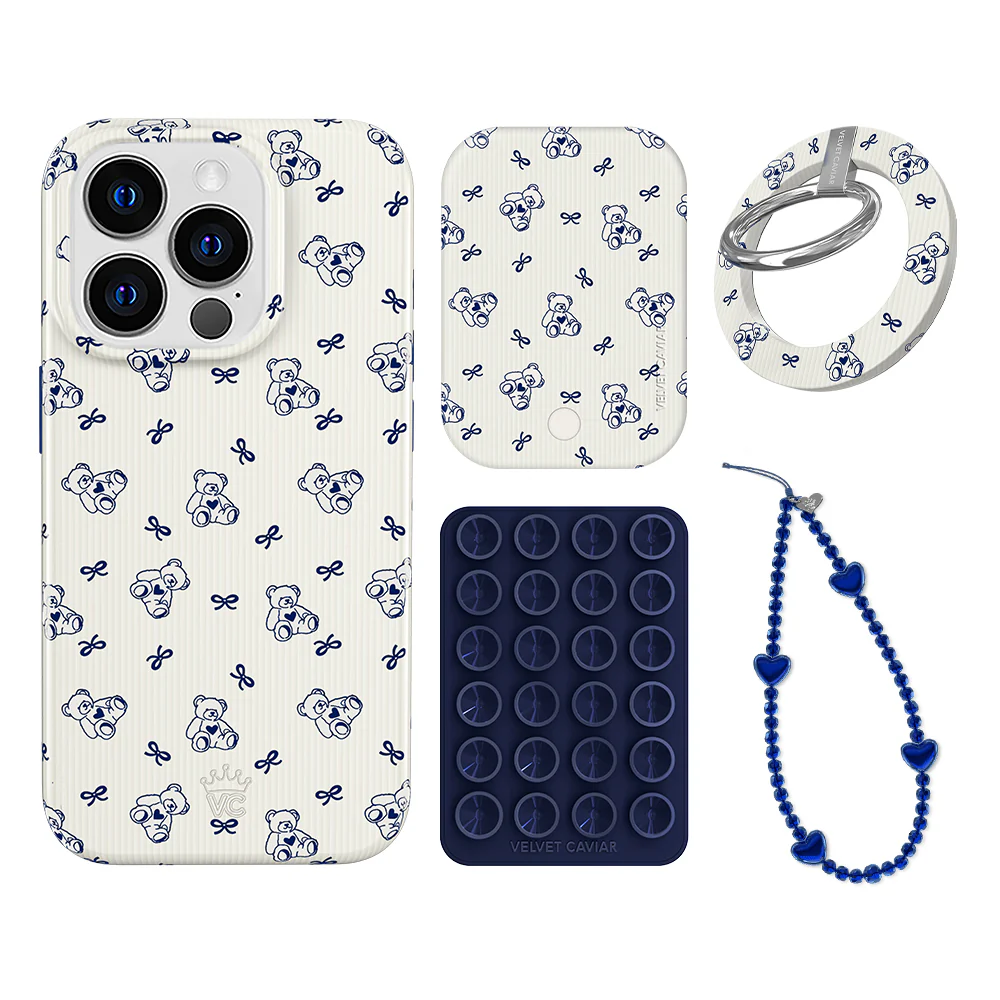 Preppy Teddy iPhone Bundle Set - Grip - Image 15