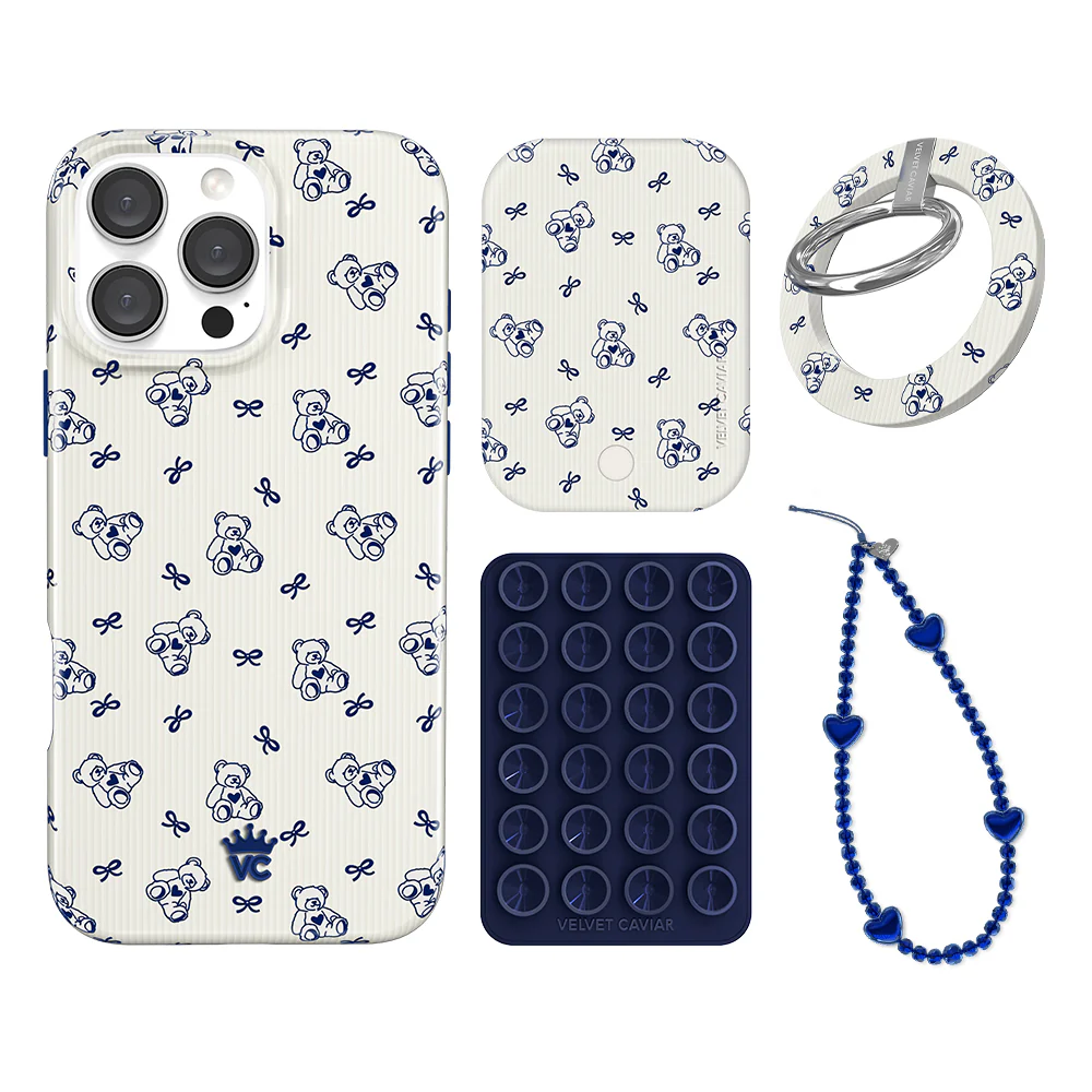 Preppy Teddy iPhone Bundle Set - Grip - Image 4