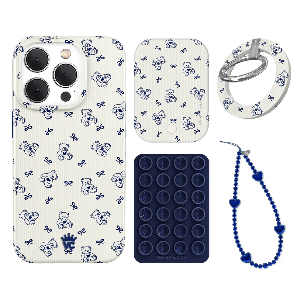 Preppy Teddy iPhone Bundle Set - Grip - Image 7