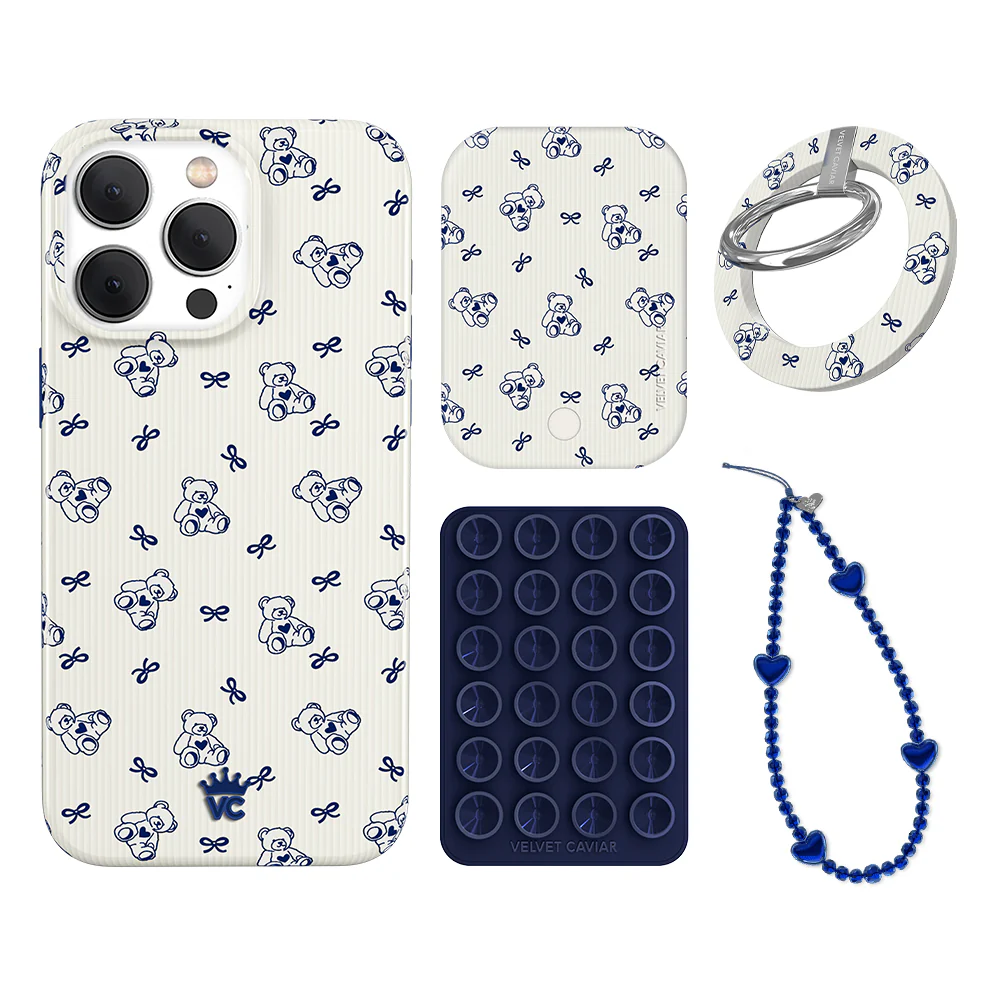 Preppy Teddy iPhone Bundle Set - Grip - Image 8