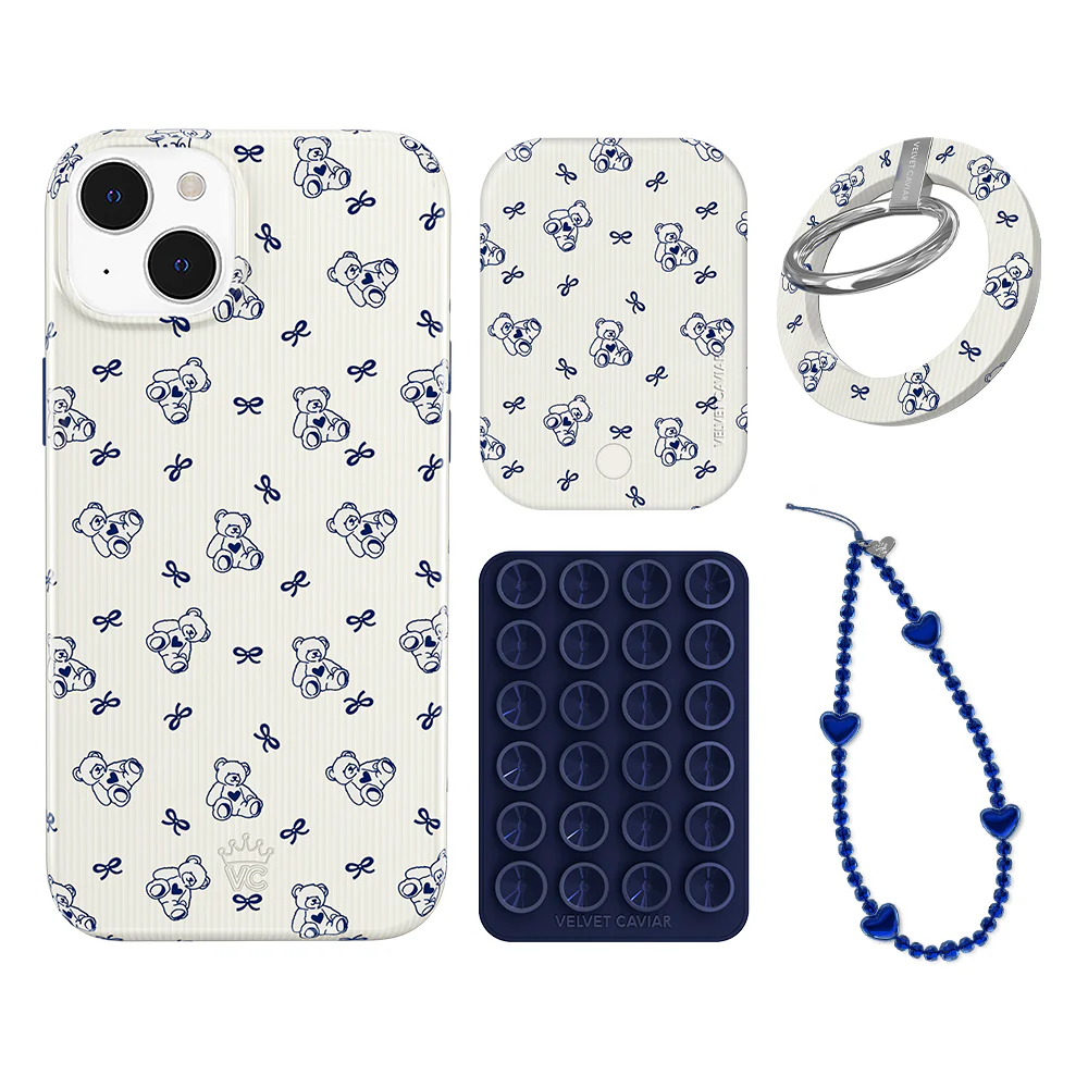 Preppy Teddy iPhone Bundle Set - Grip - Image 9