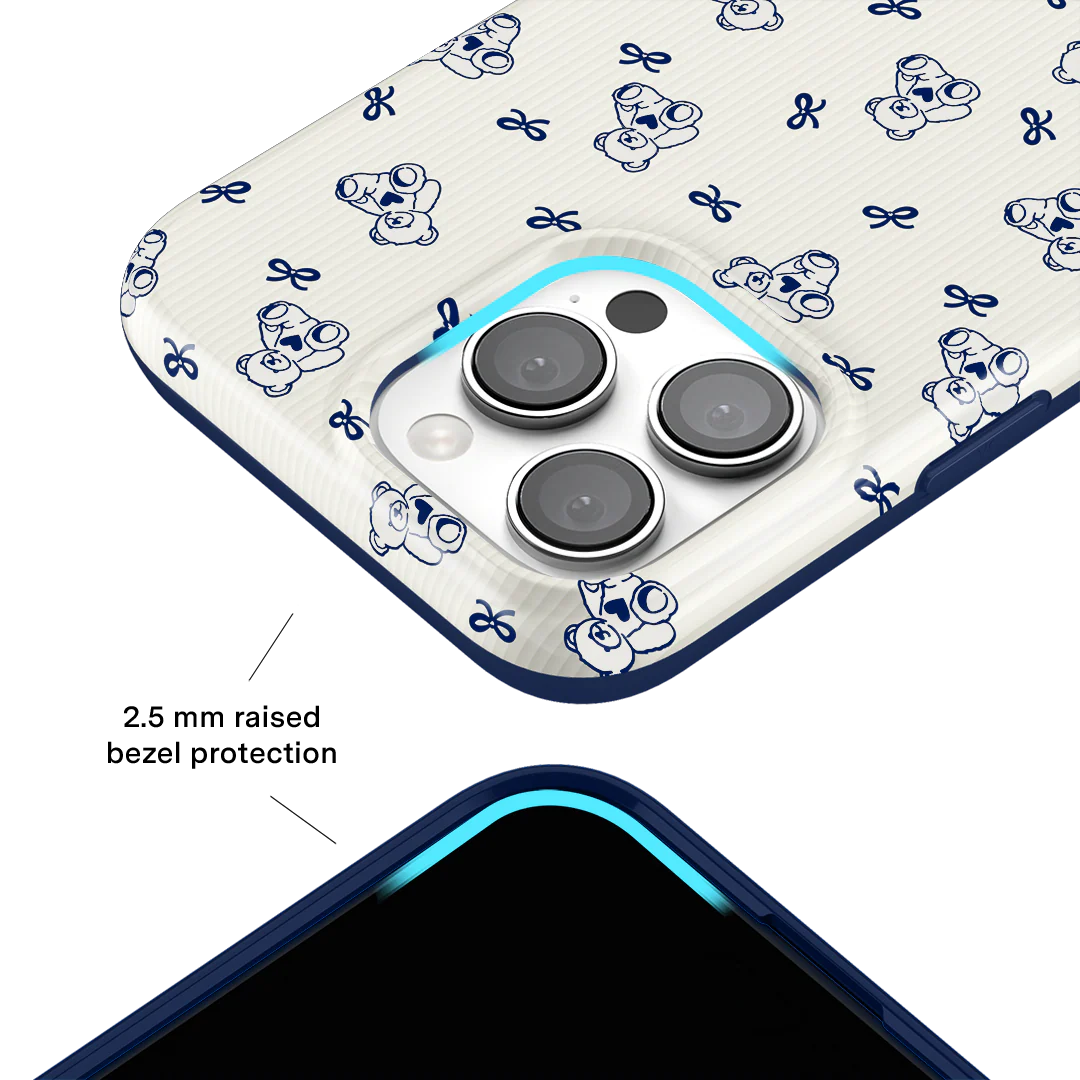 Preppy Teddy iPhone Case - Image 3