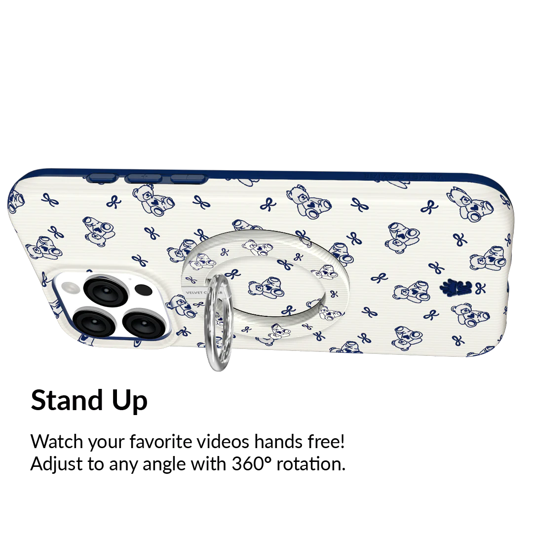 Preppy Teddy MagSafe Grip Ring - Image 4