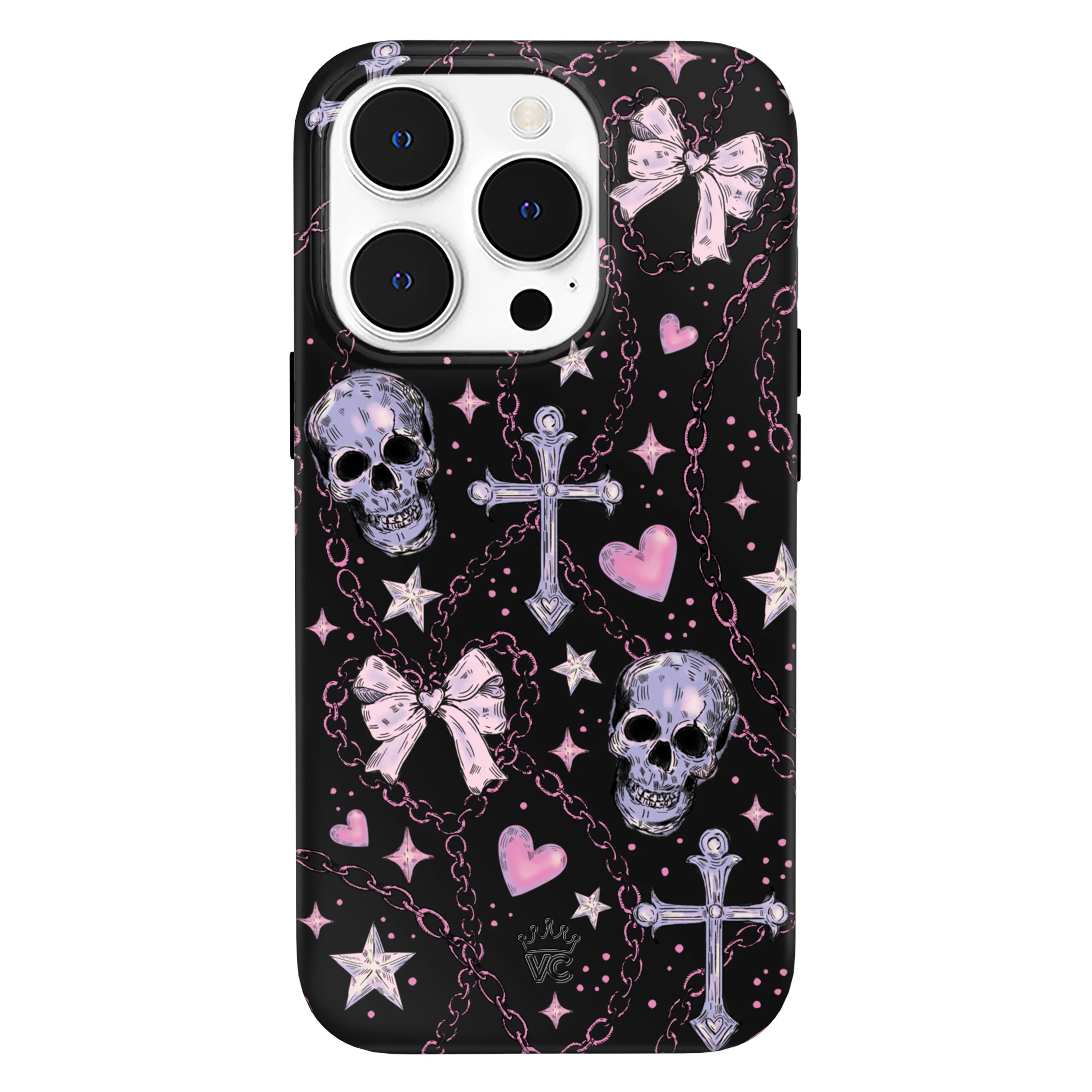 Pretty Punk Skulls iPhone Case - Image 51