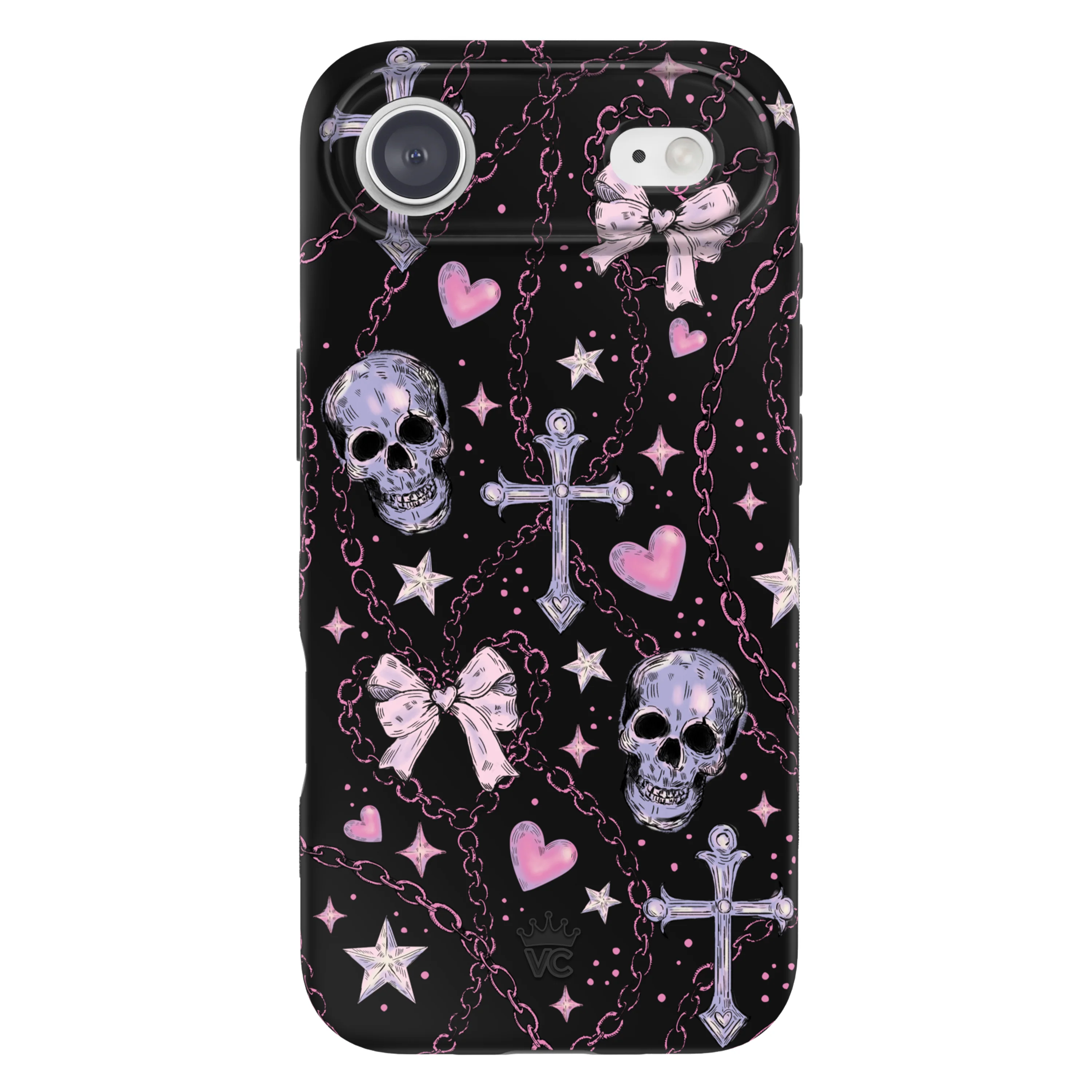 Pretty Punk Skulls iPhone Case - Image 76