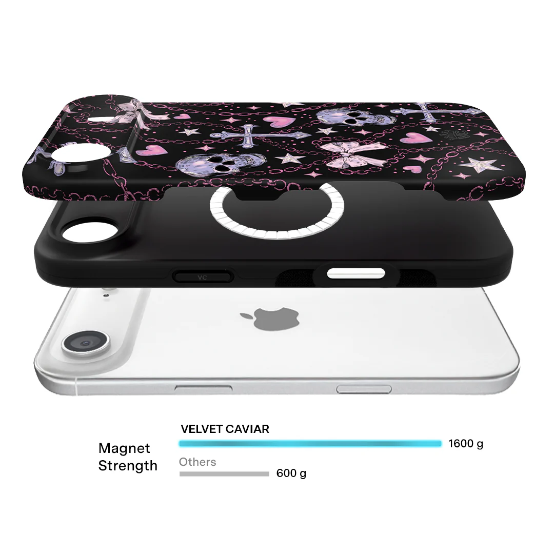 Pretty Punk Skulls iPhone Case - Image 79