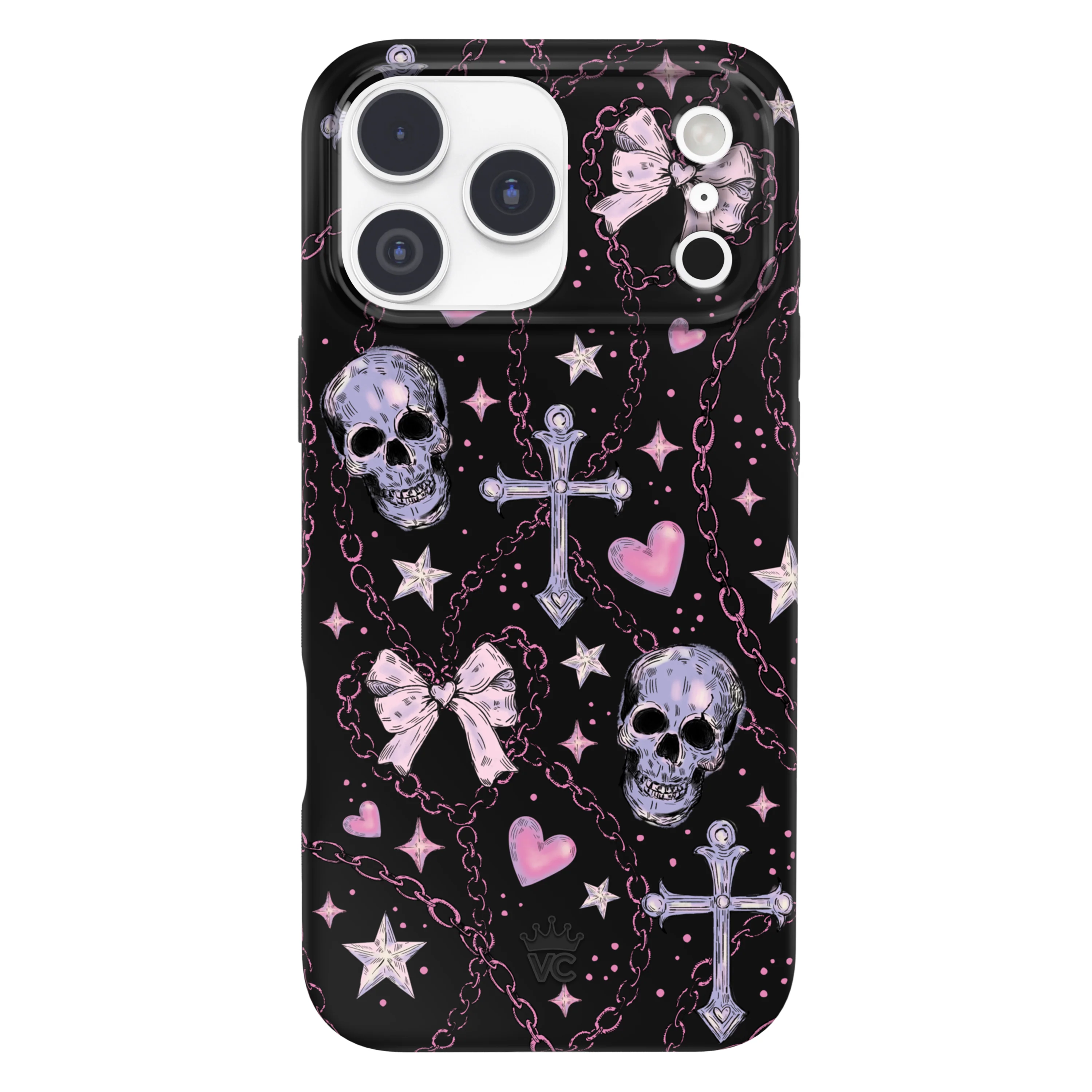 Pretty Punk Skulls iPhone Case - Image 81