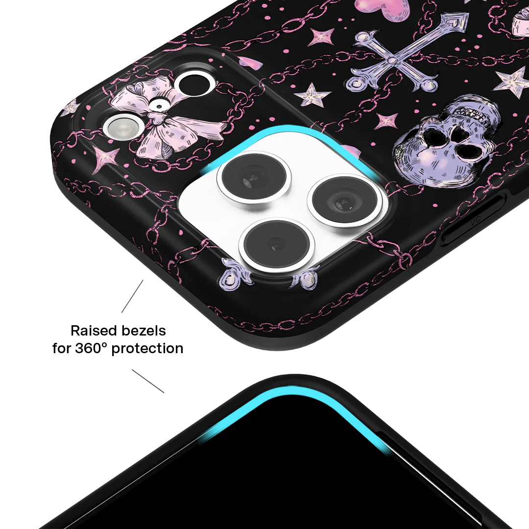 Pretty Punk Skulls iPhone Case - Image 88