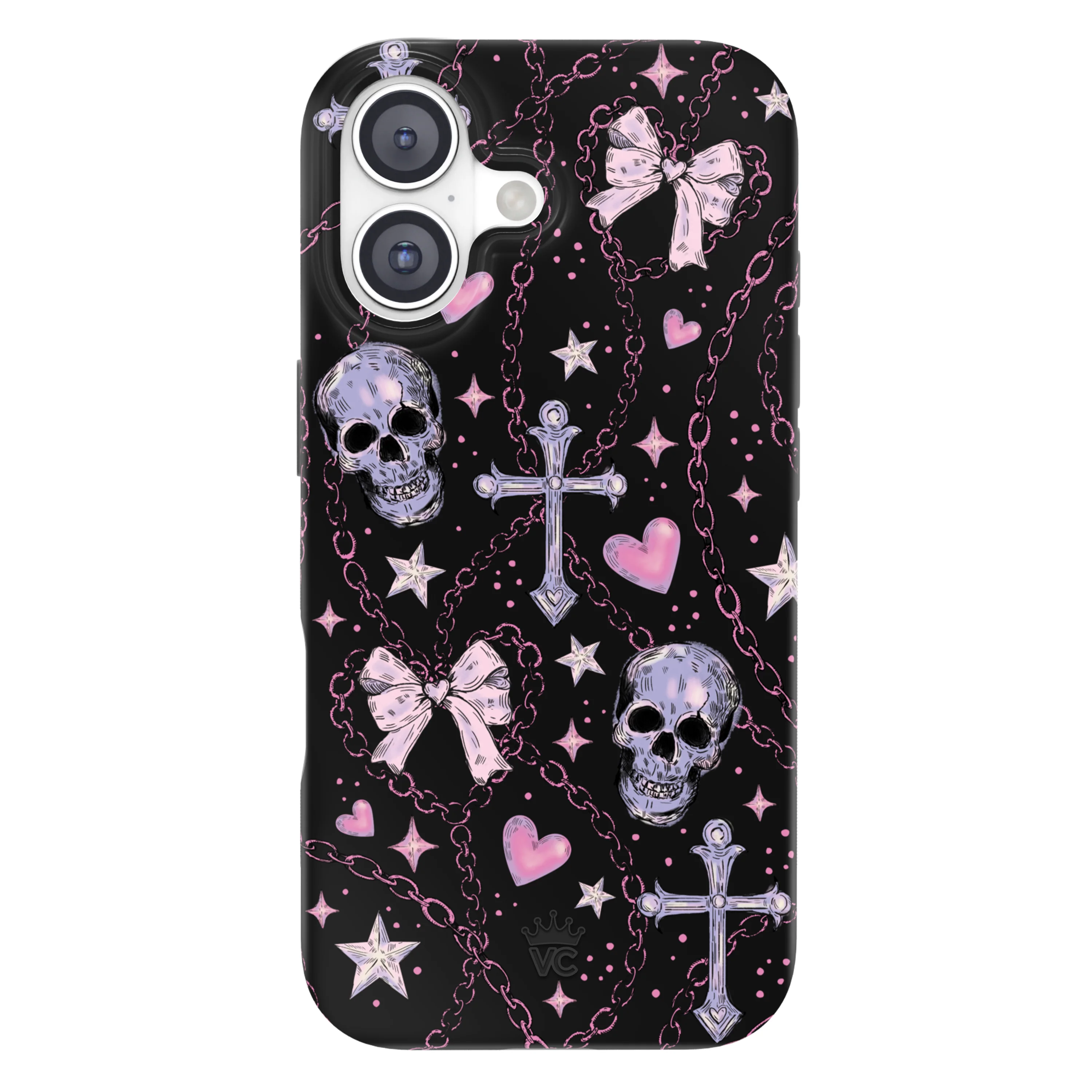 Pretty Punk Skulls iPhone Case - Image 91