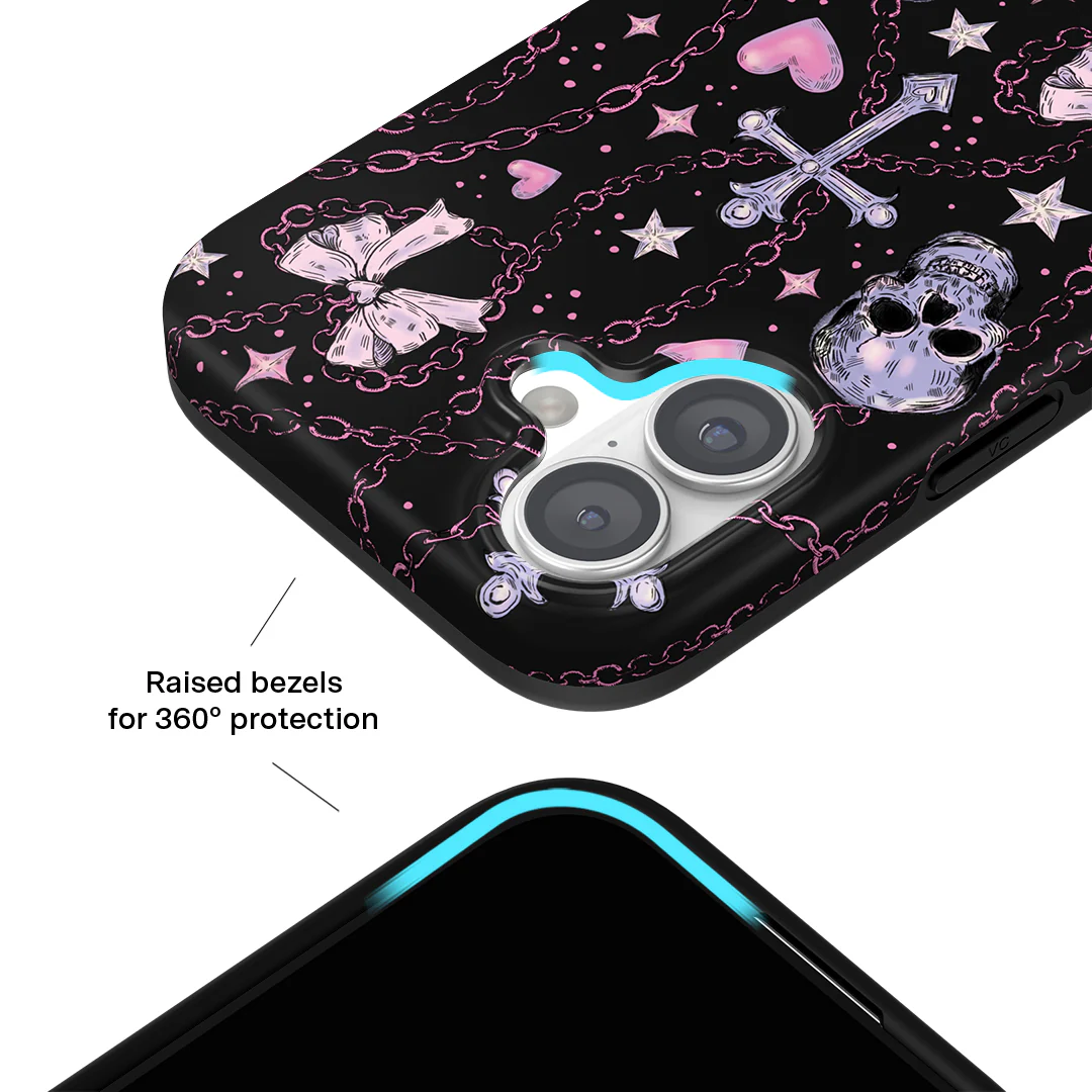 Pretty Punk Skulls iPhone Case - Image 93