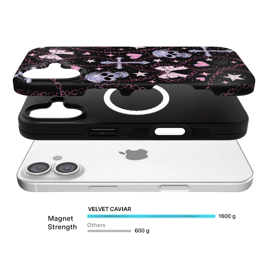 Pretty Punk Skulls iPhone Case - Image 94