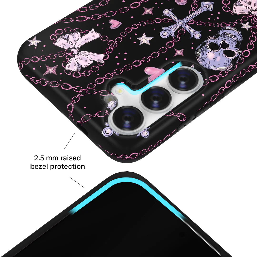 Pretty Punk Skulls Samsung Case - Image 17