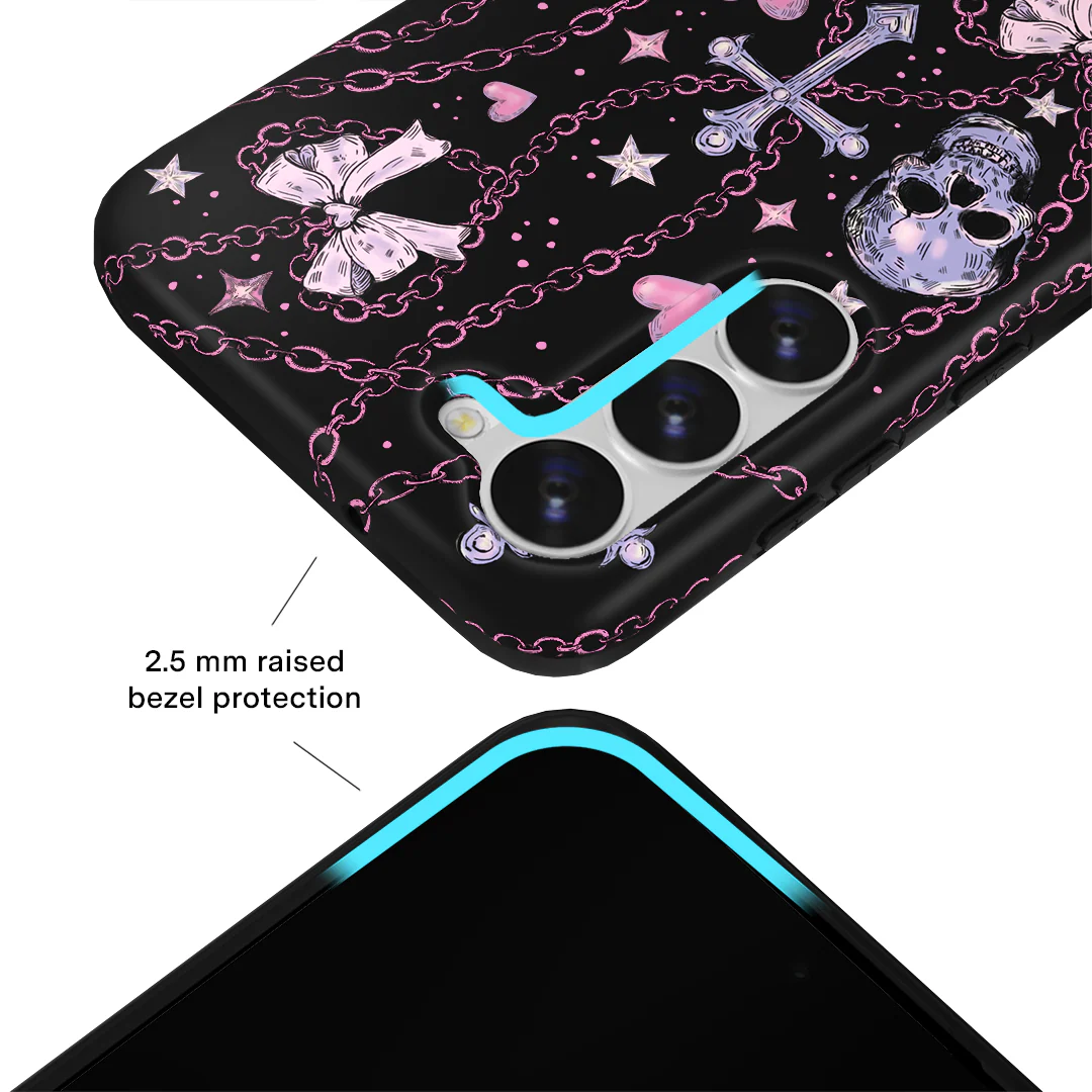 Pretty Punk Skulls Samsung Case - Image 32