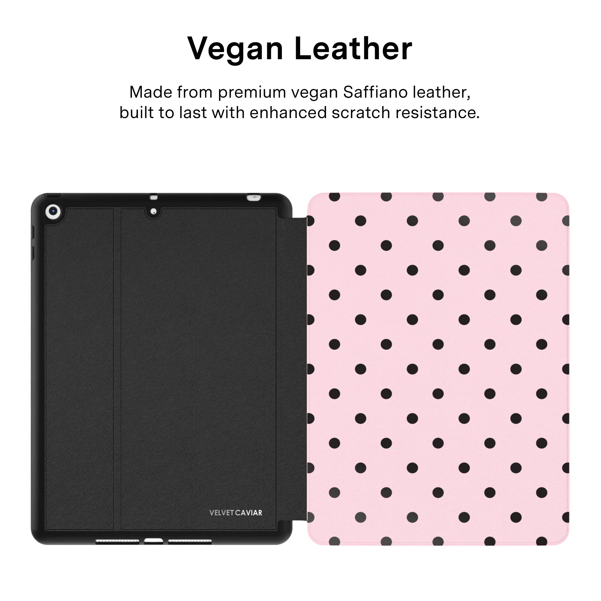 Princess Pink Polka Dot iPad Case - Image 4