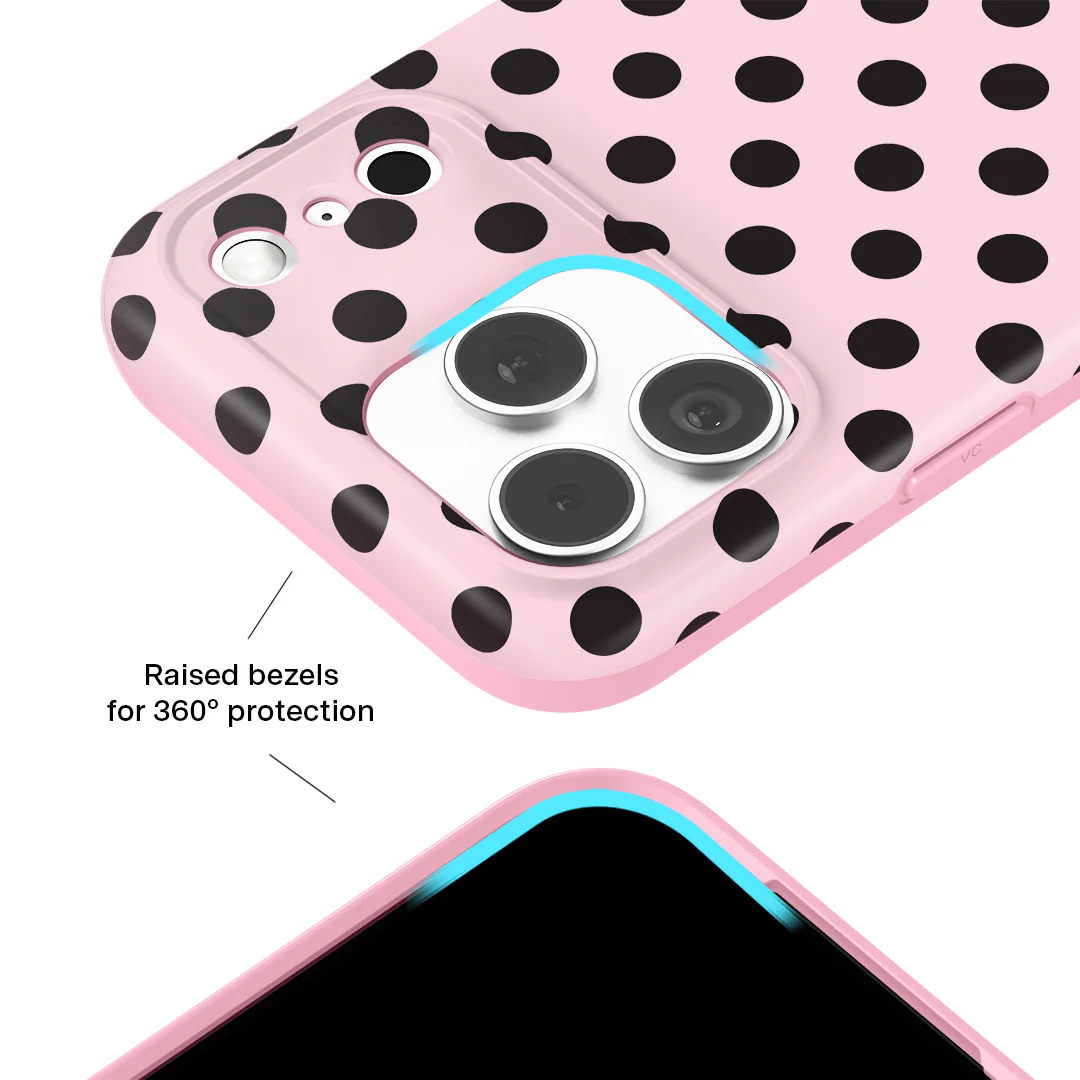 Princess Pink Polka Dot iPhone Case - Image 13