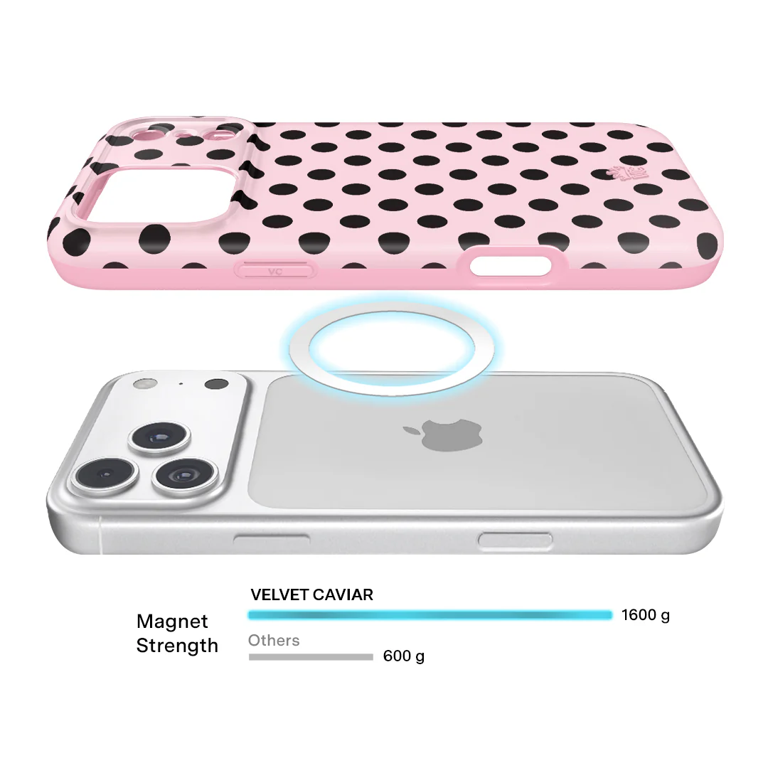 Princess Pink Polka Dot iPhone Case - Image 14