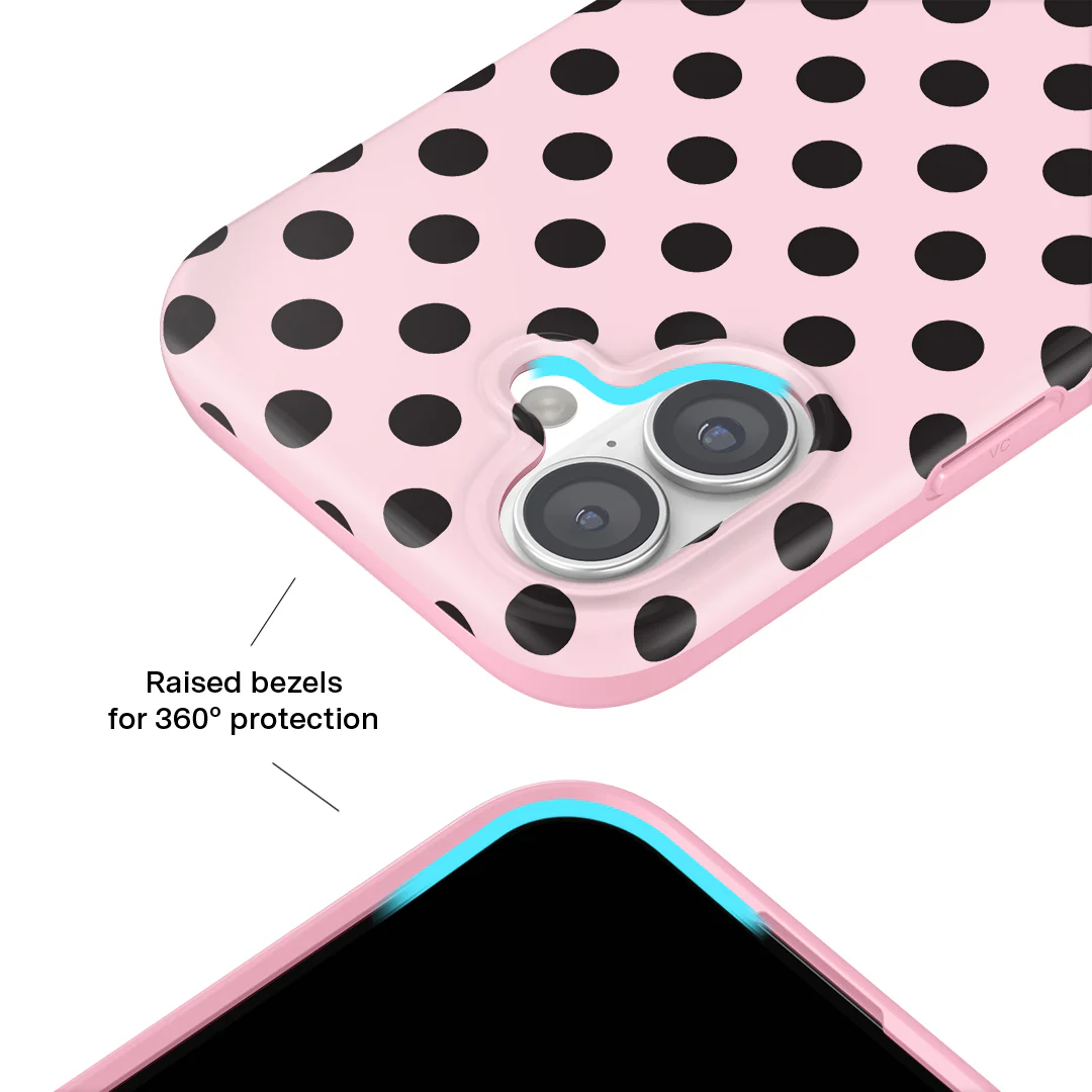 Princess Pink Polka Dot iPhone Case - Image 18