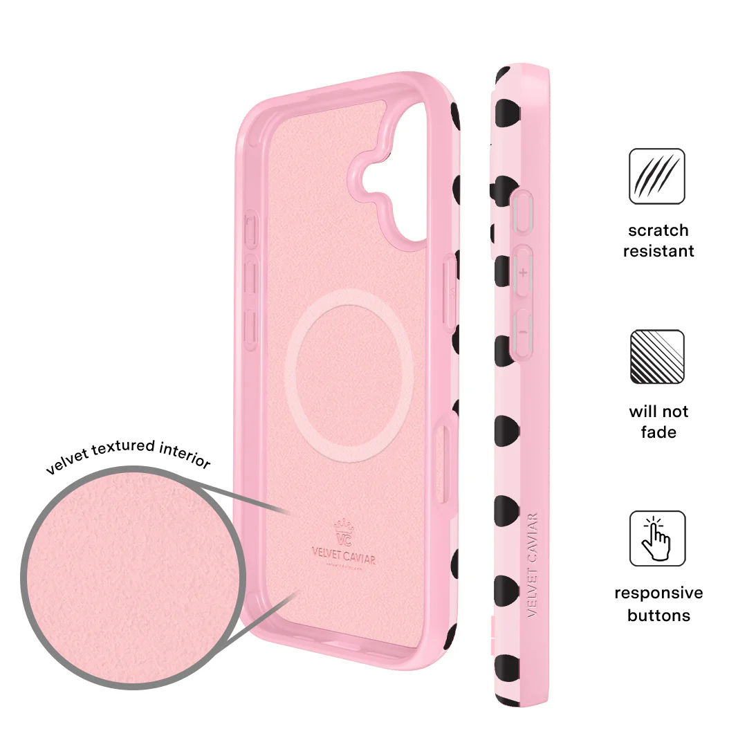Princess Pink Polka Dot iPhone Case - Image 20
