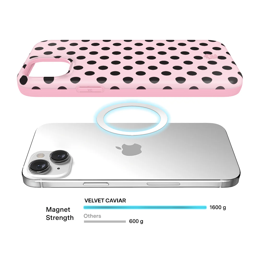 Princess Pink Polka Dot iPhone Case - Image 49
