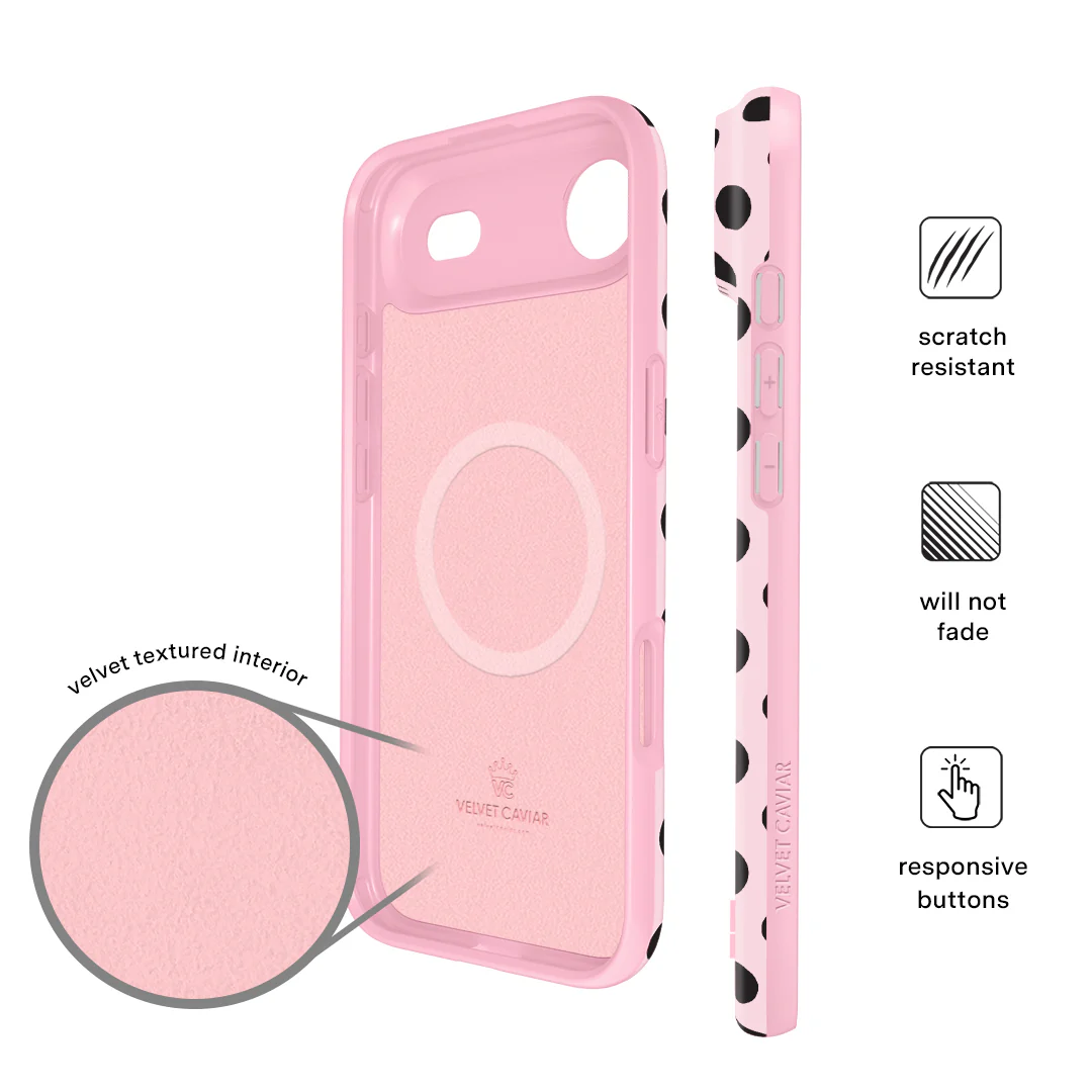 Princess Pink Polka Dot iPhone Case - Image 5