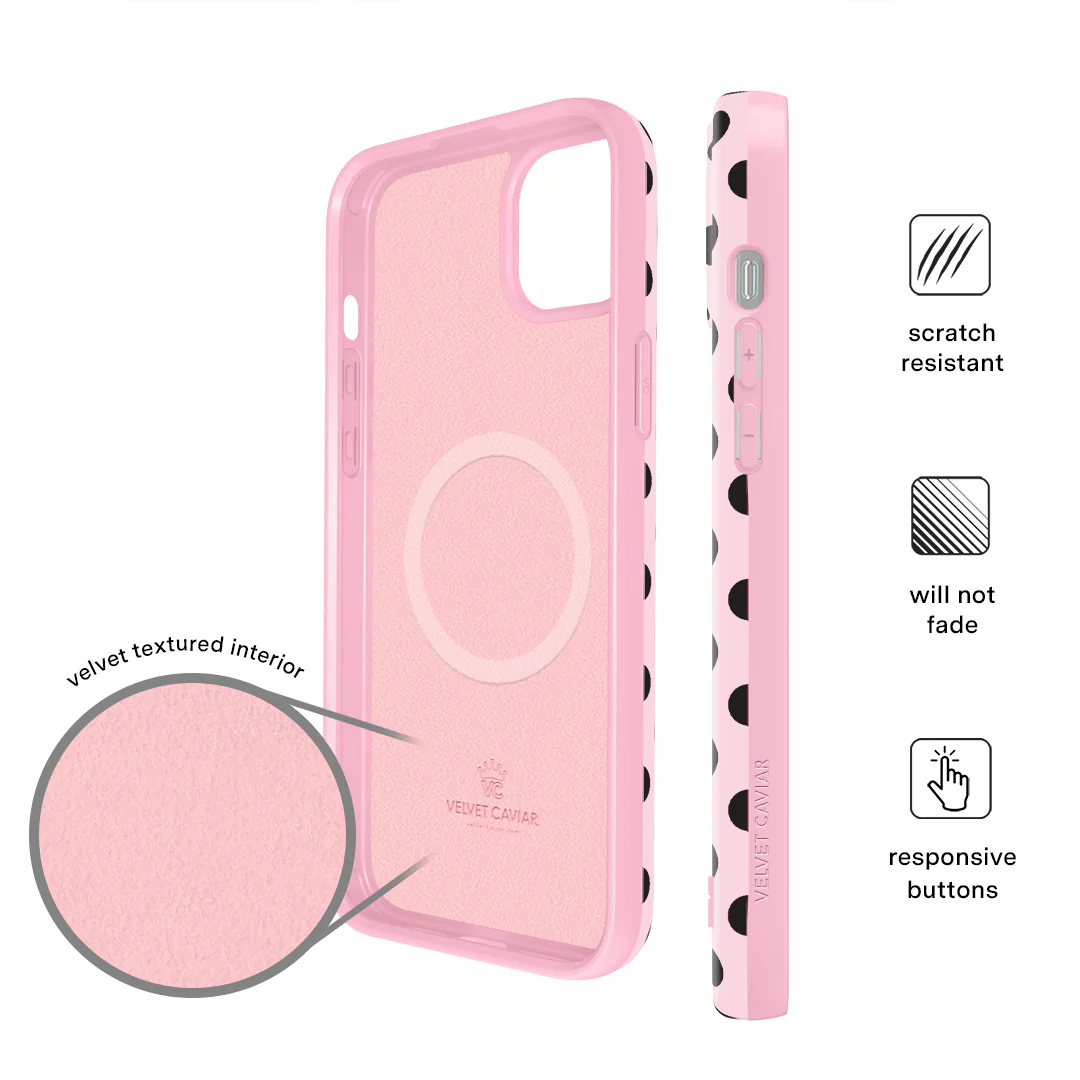 Princess Pink Polka Dot iPhone Case - Image 50