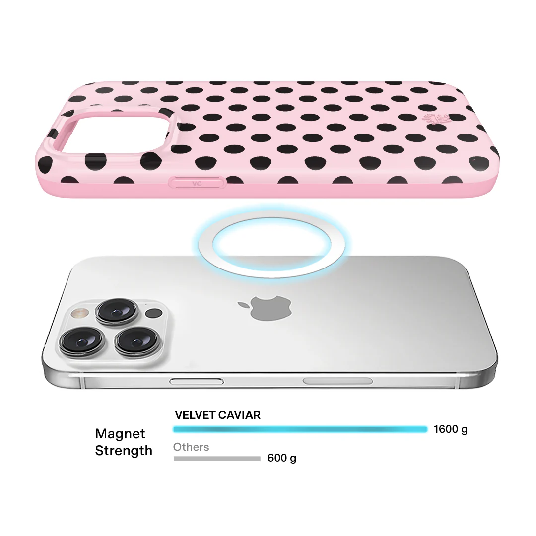 Princess Pink Polka Dot iPhone Case - Image 54