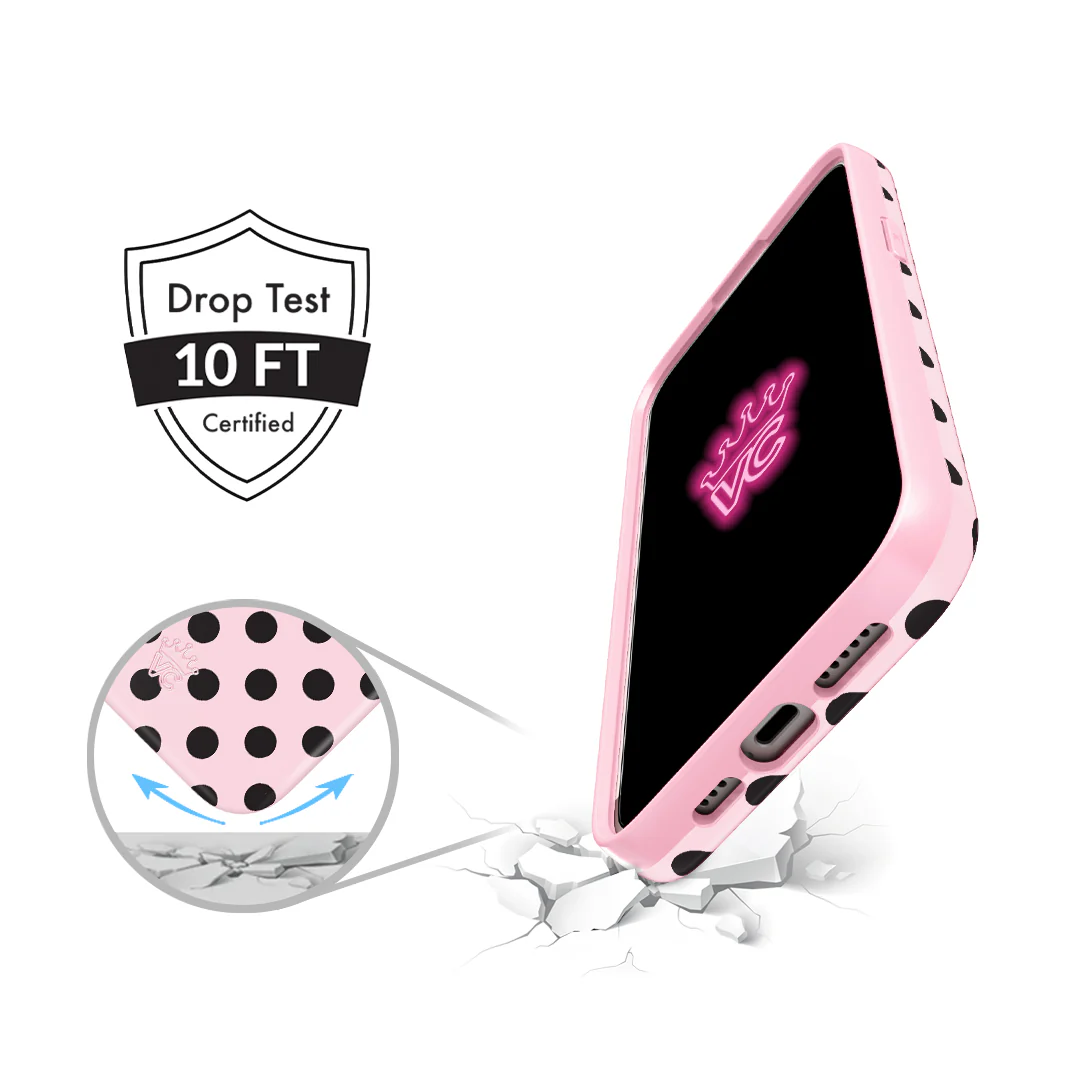 Princess Pink Polka Dot iPhone Case - Image 67