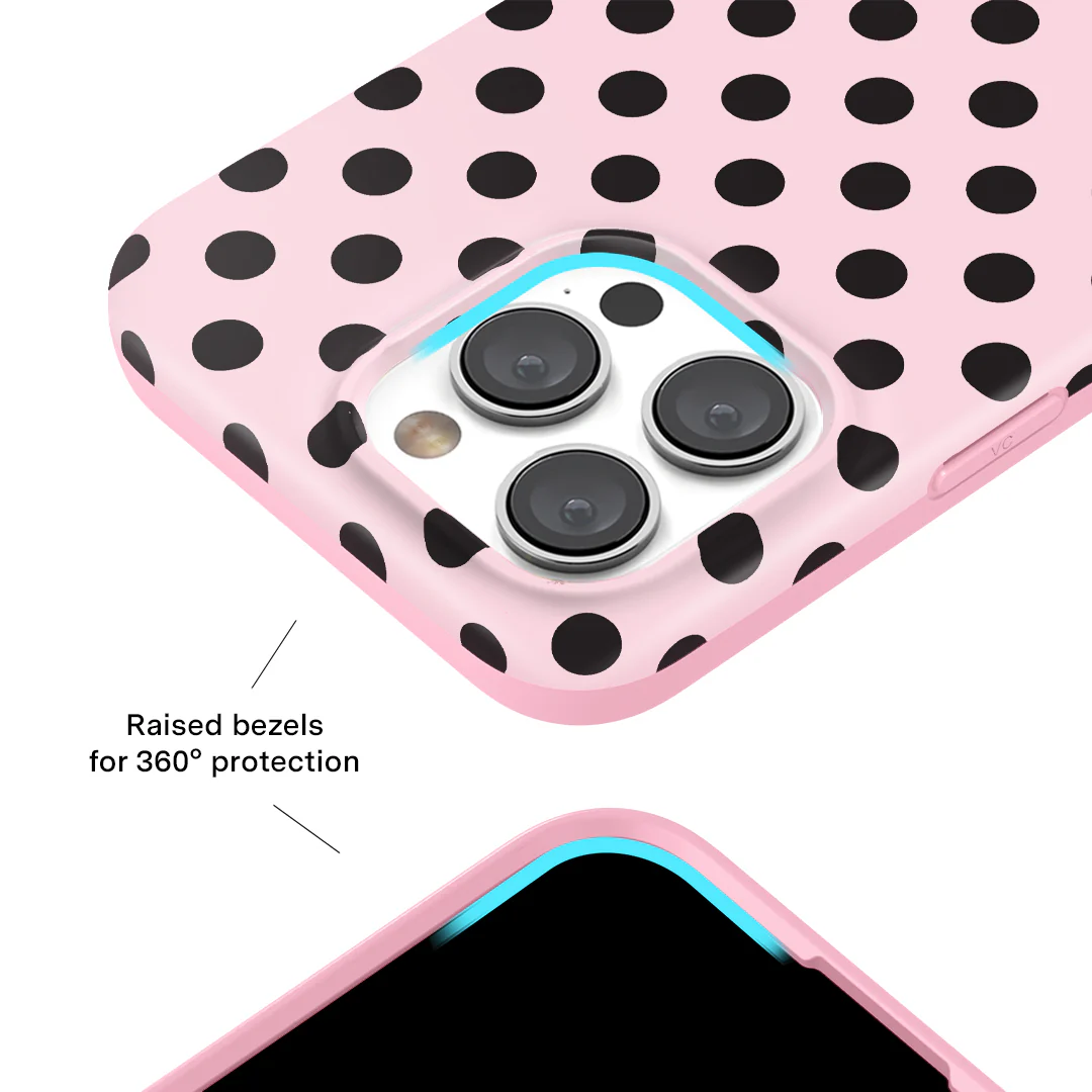 Princess Pink Polka Dot iPhone Case - Image 73