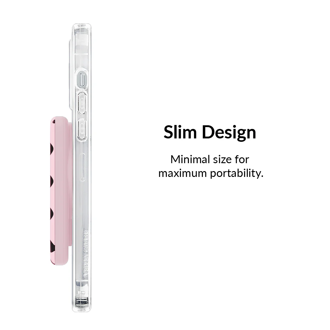 Princess Pink Polka Dot MagSafe Battery Power Pack - Image 5