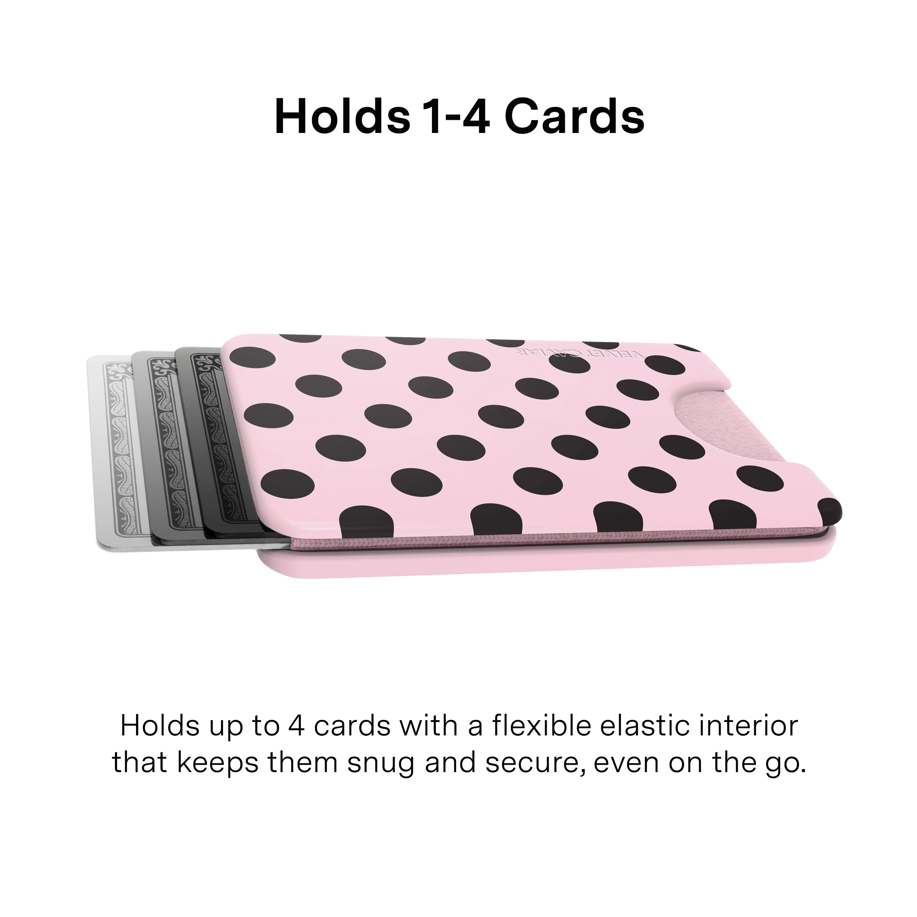 Princess Pink Polka Dot MagSafe Wallet - Image 3