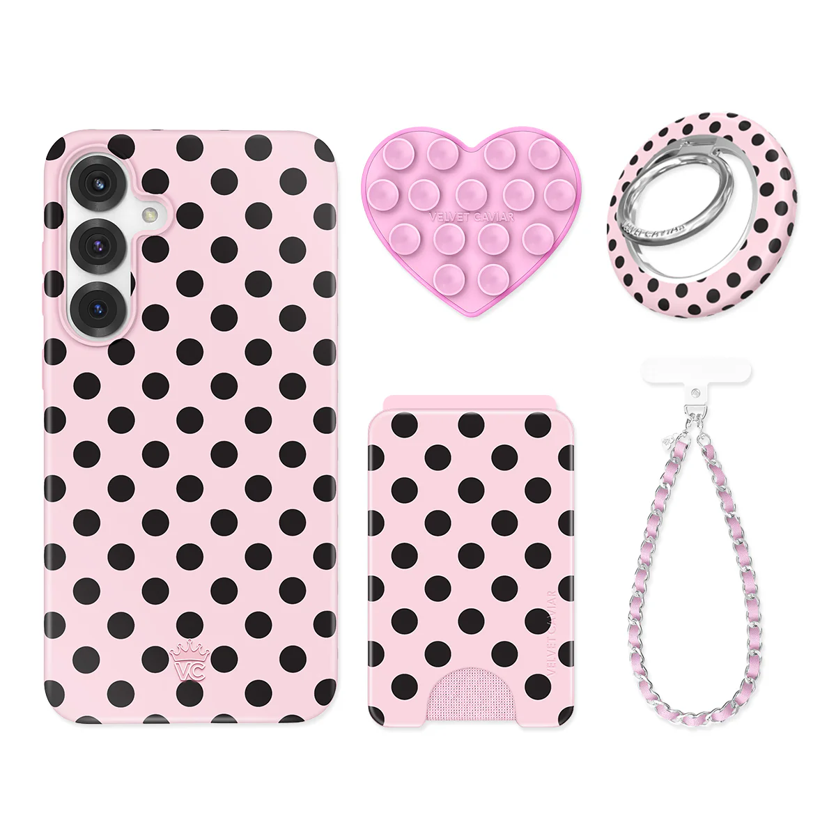Princess Pink Polka Dot Samsung Bundle Set - Image 5