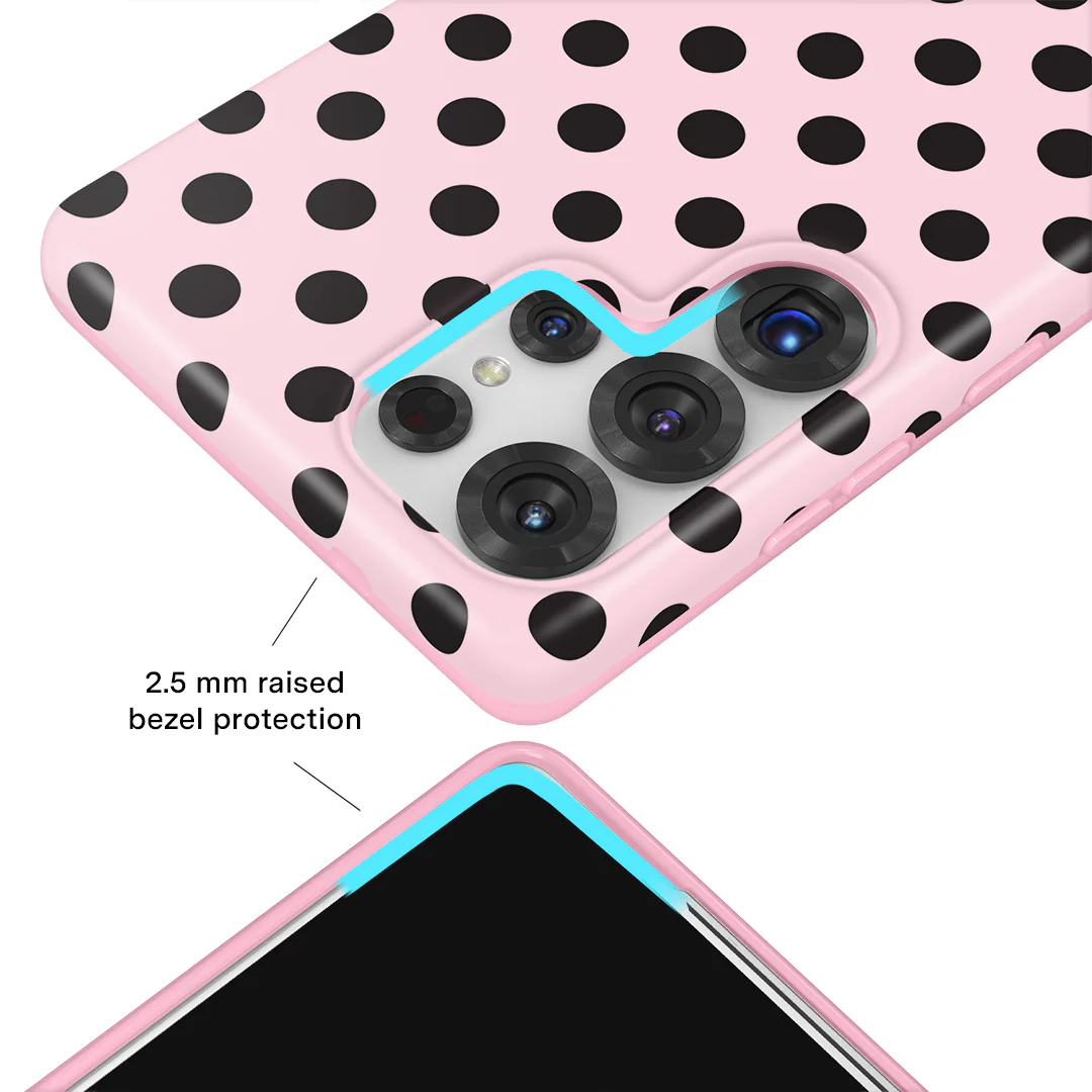 Princess Pink Polka Dot Samsung Case - Image 13