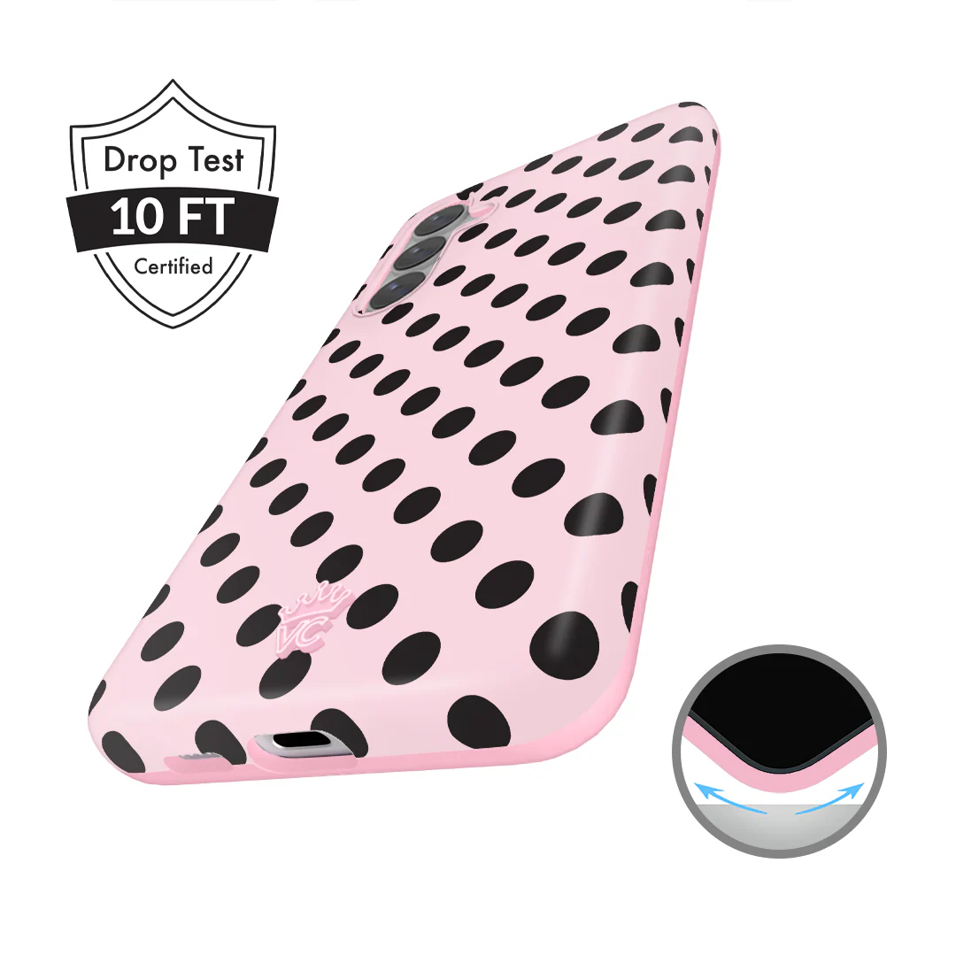 Princess Pink Polka Dot Samsung Case - Image 22