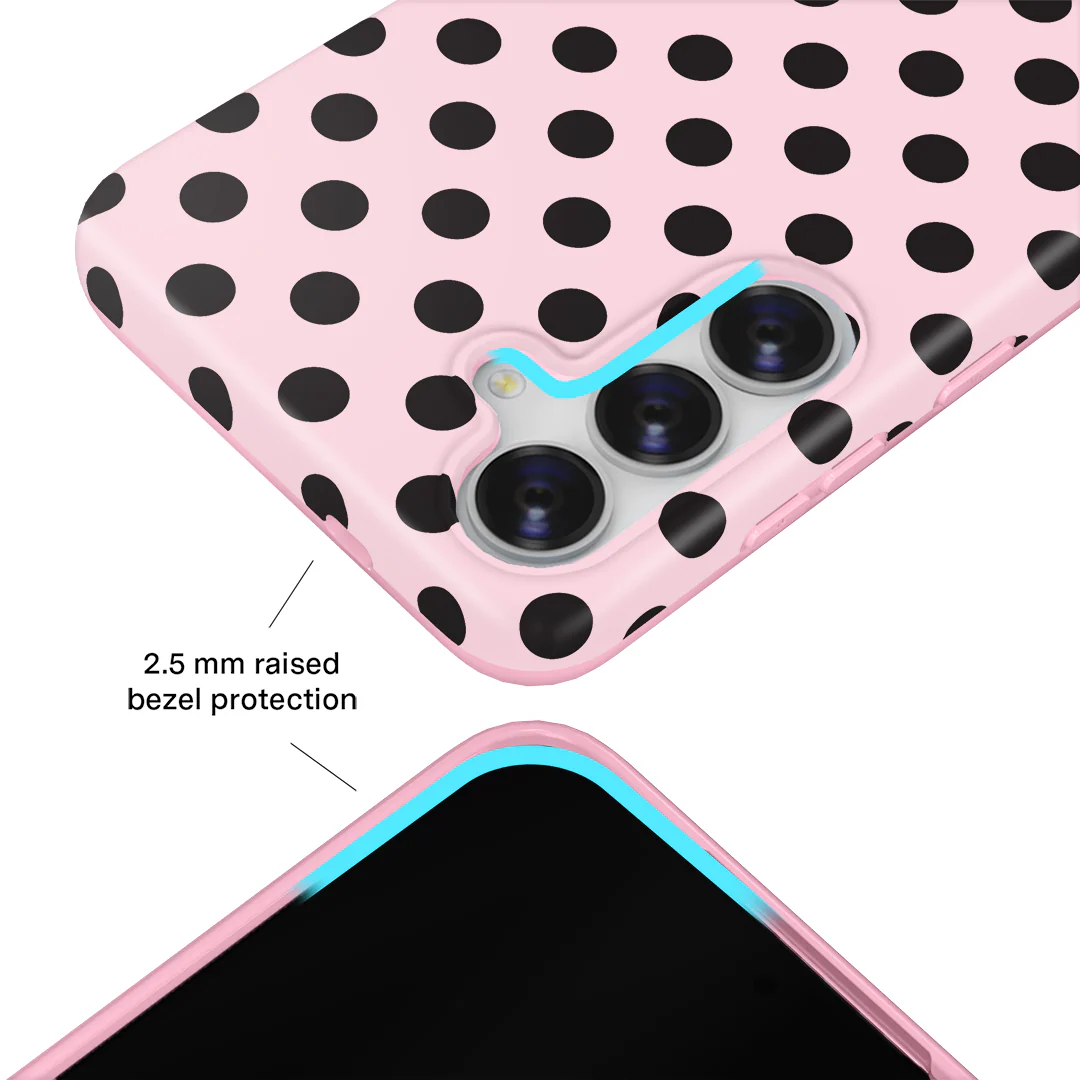 Princess Pink Polka Dot Samsung Case - Image 23