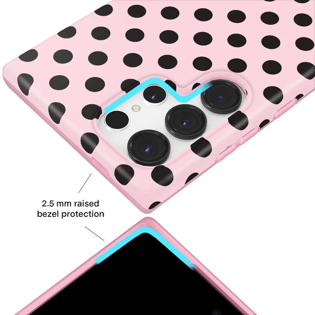 Princess Pink Polka Dot Samsung Case - Image 28