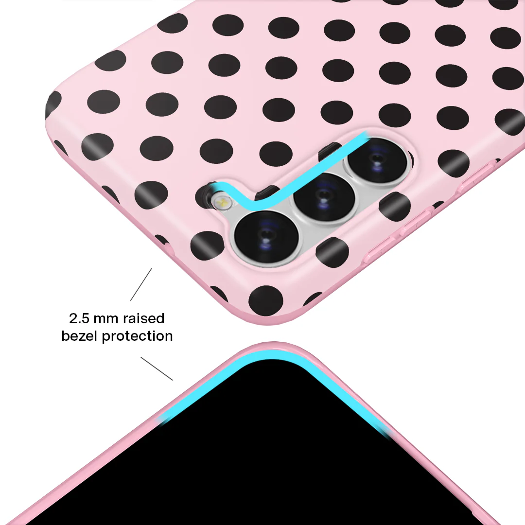 Princess Pink Polka Dot Samsung Case - Image 33