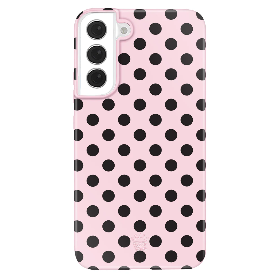 Princess Pink Polka Dot Samsung Case - Image 47