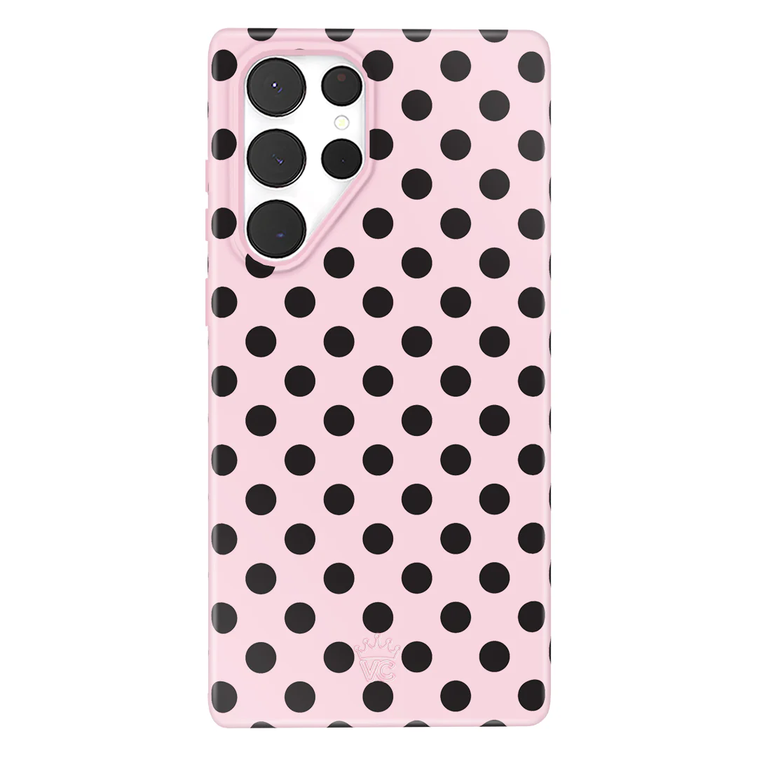 Princess Pink Polka Dot Samsung Case - Image 57