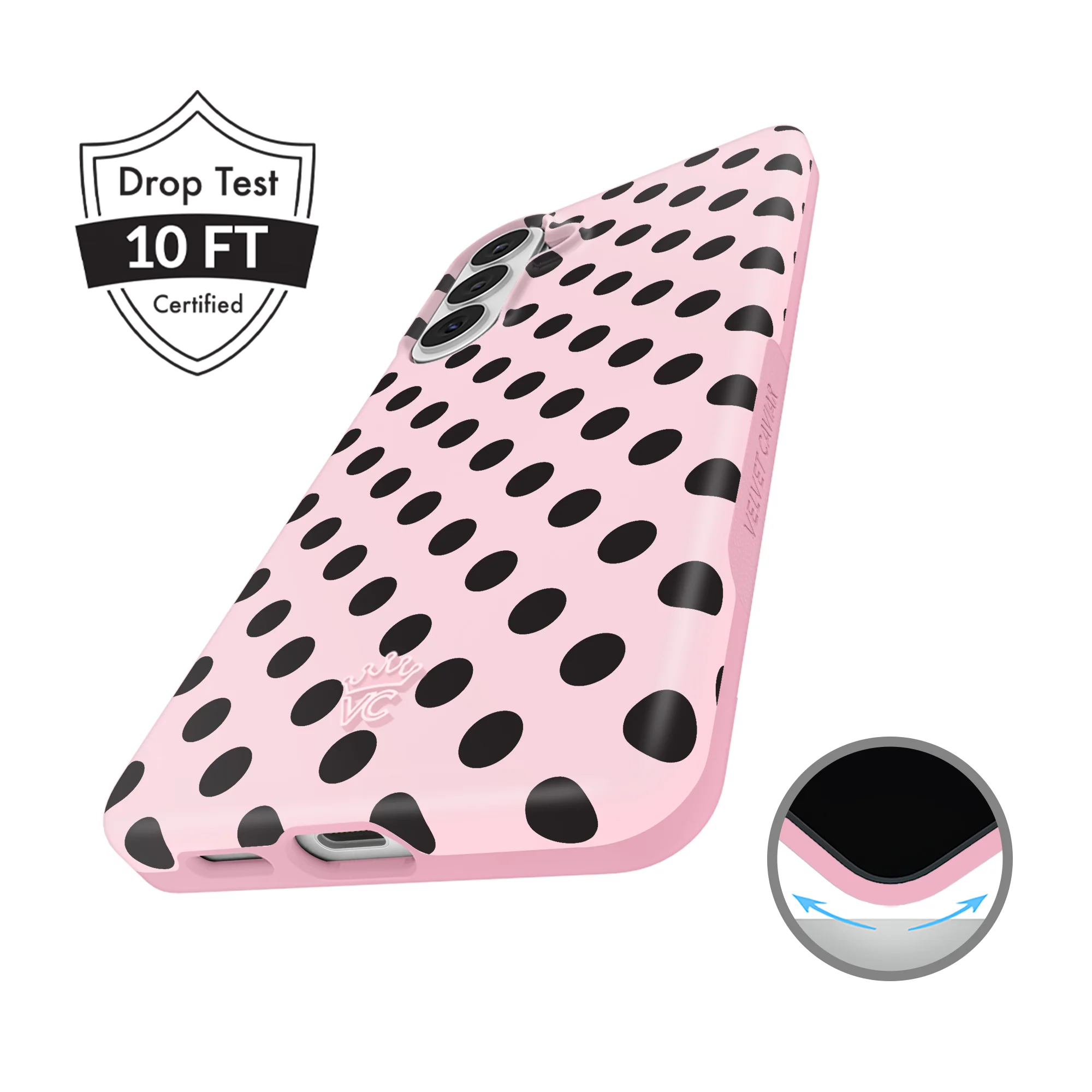 Princess Pink Polka Dot Samsung Case - Image 62